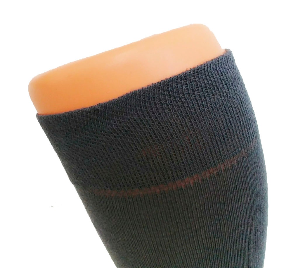 Fußgut Diabetikersocken »Venenfreund Kniestrümpfe mit Airchannel Fußbelüftung«, (2 Paar), verstärkte Fußpolsterung, weiter Bund, Druckentlastung, bequemer Bund