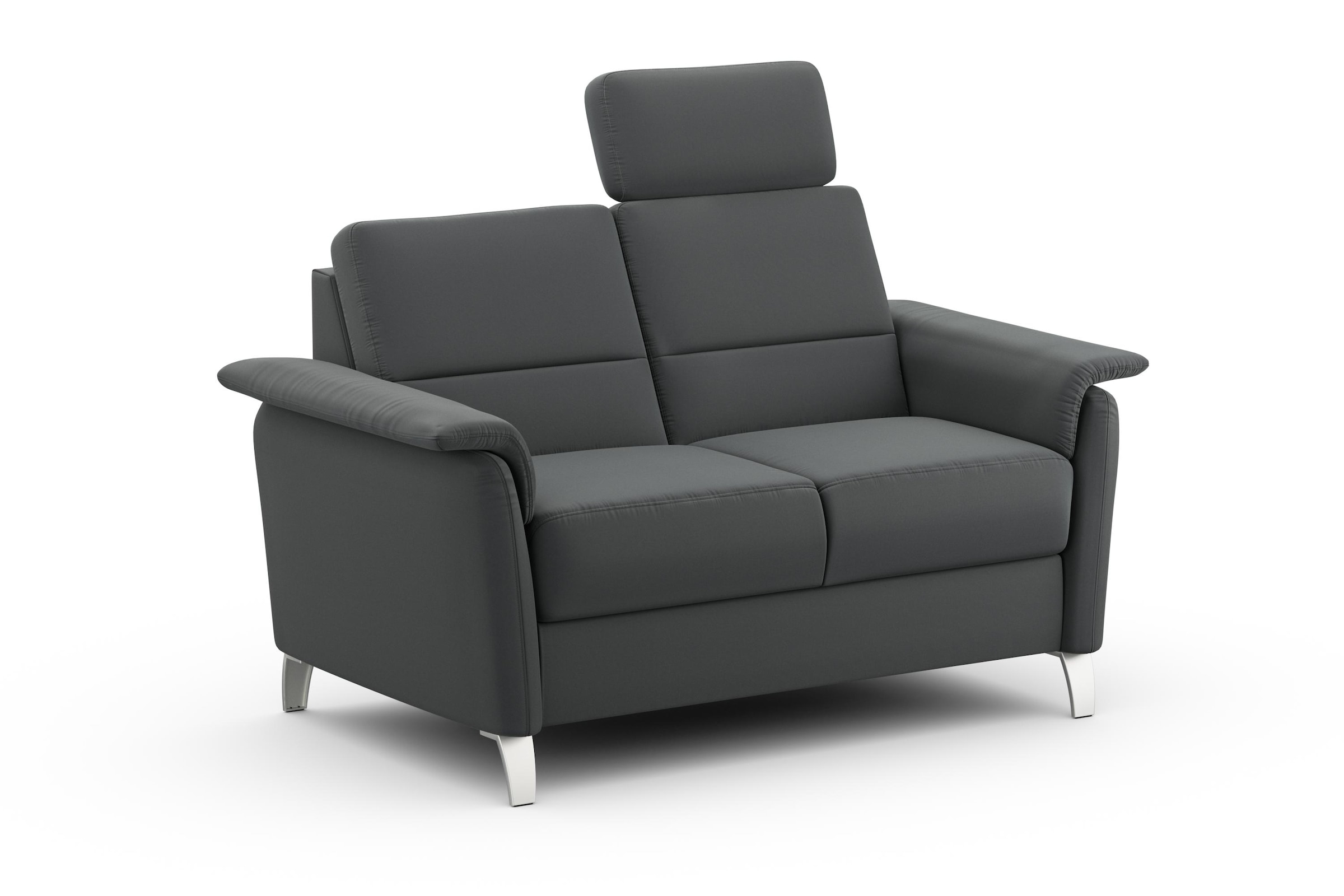 sit&more 2-Sitzer »Palmera«, Federkern-Polsterung, Steckvorrichtung für 2 Kopfstützen (optional)