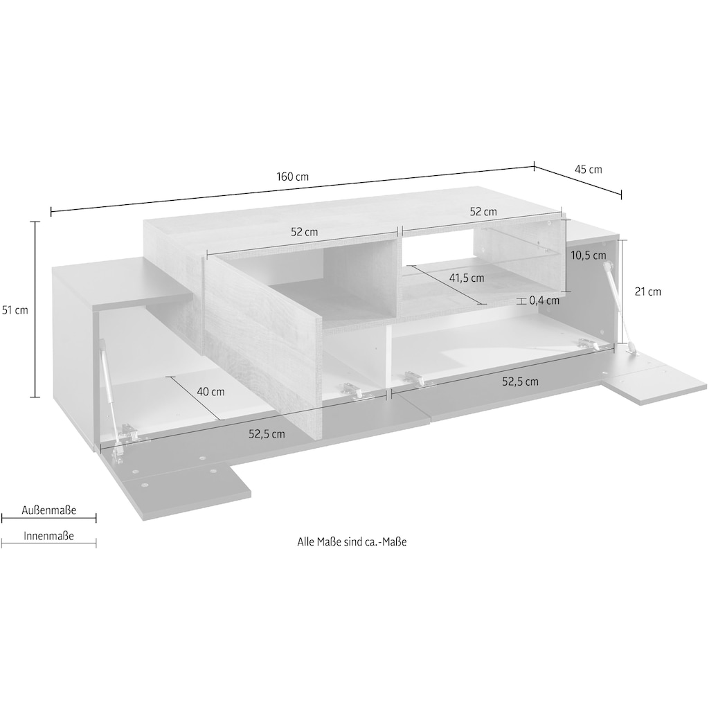 INOSIGN TV-Board »Coro«