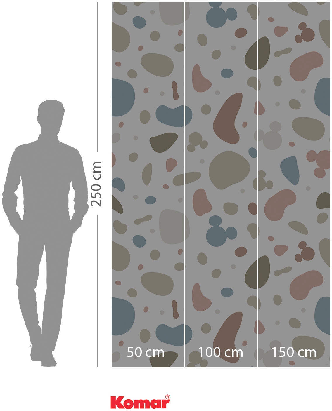 Komar Vliestapete »Digitaldruck Vlies -  Mickey's gentle shadows - Größe 150 x 250 cm« bedruckt glatt Kinderzimmer