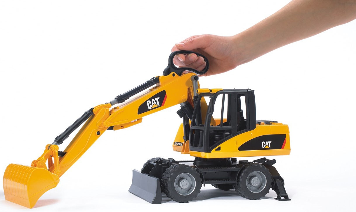 Bruder® Spielzeug-Bagger »Cat Mobilbagger 44 cm (02445)« Made in Europe