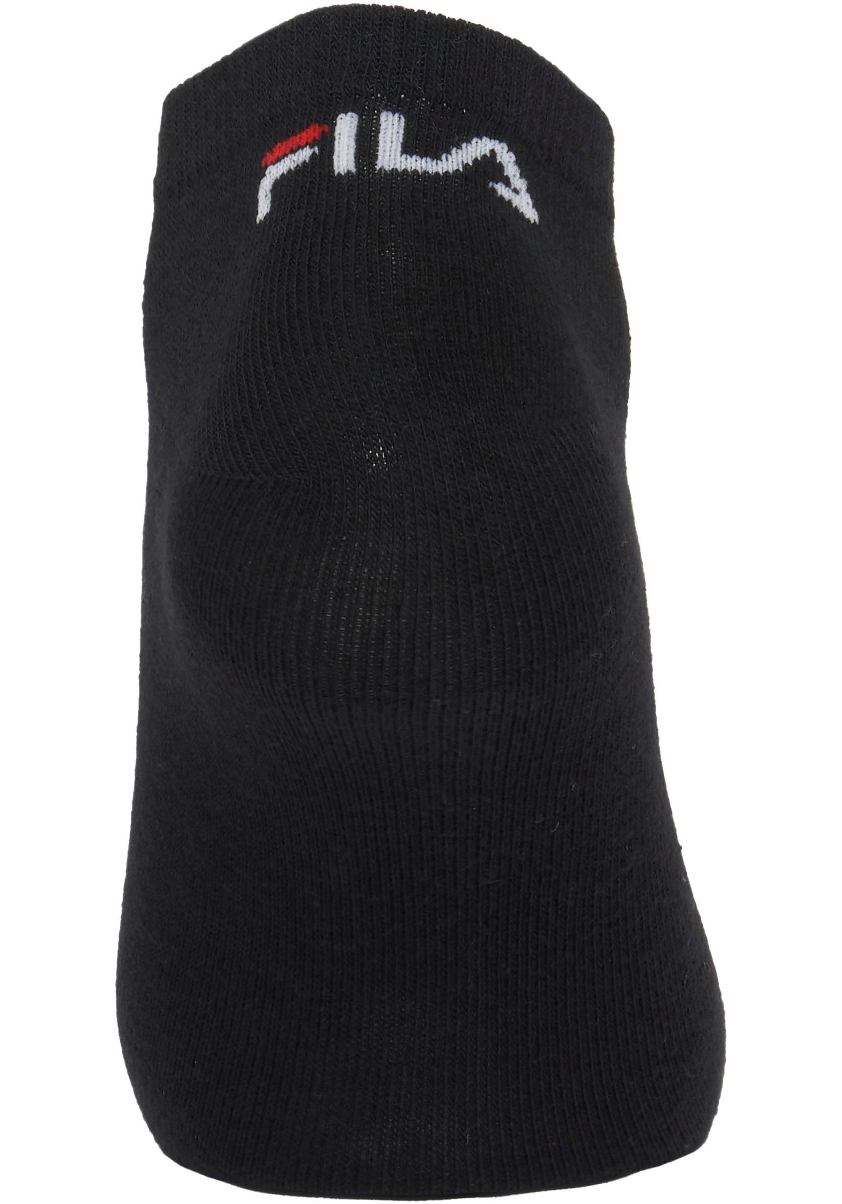 Fila Sneakersocken »UNISEX INVISIBLE PLAIN SOCKS«, (3 Paar), mit eingestricktem Logo an der Ferse