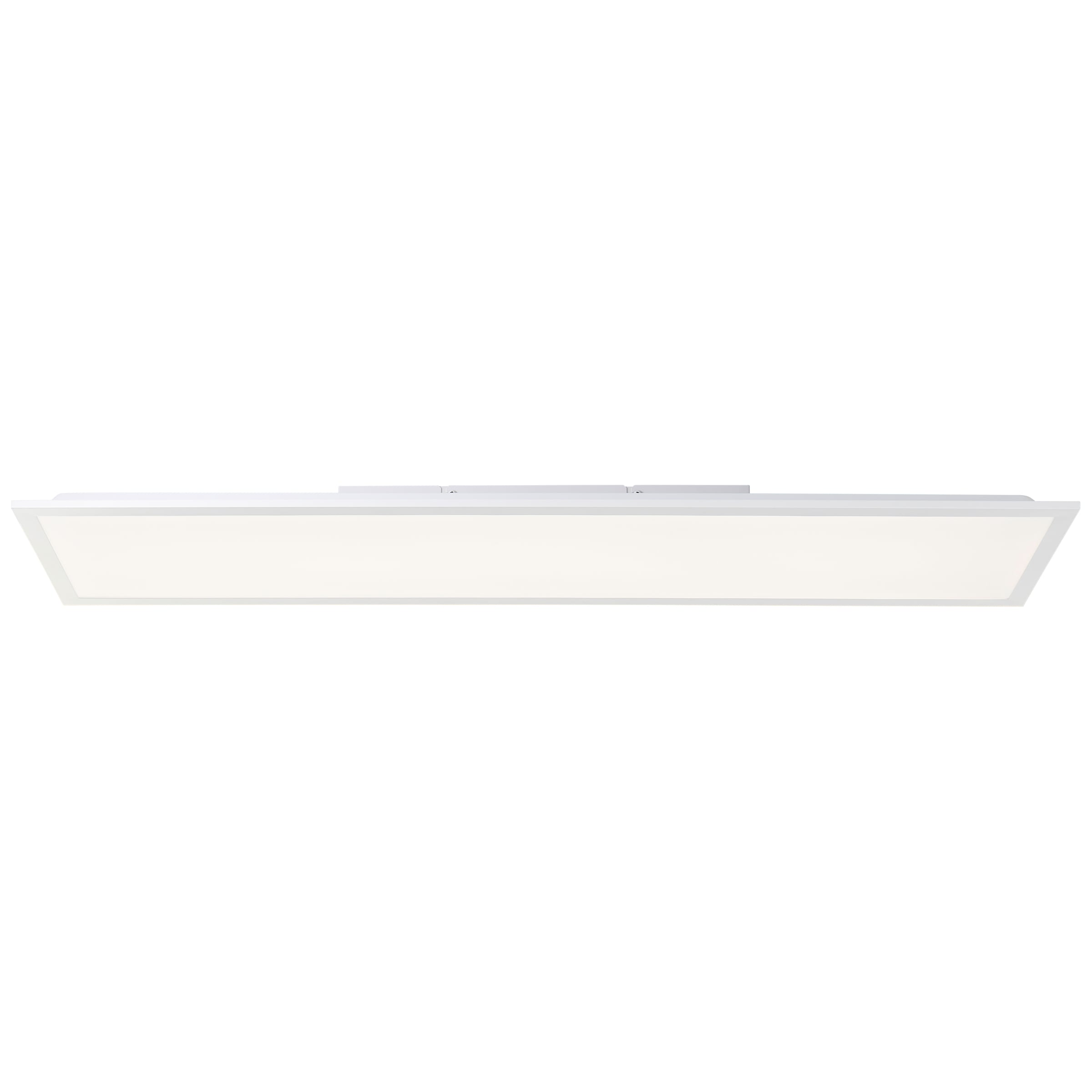 BreLight LED Panel »Briston«, LED Deckenaufbau-Paneel, 100 x 25 cm, 2700 lm, 4000 K, Aluminium, weiß