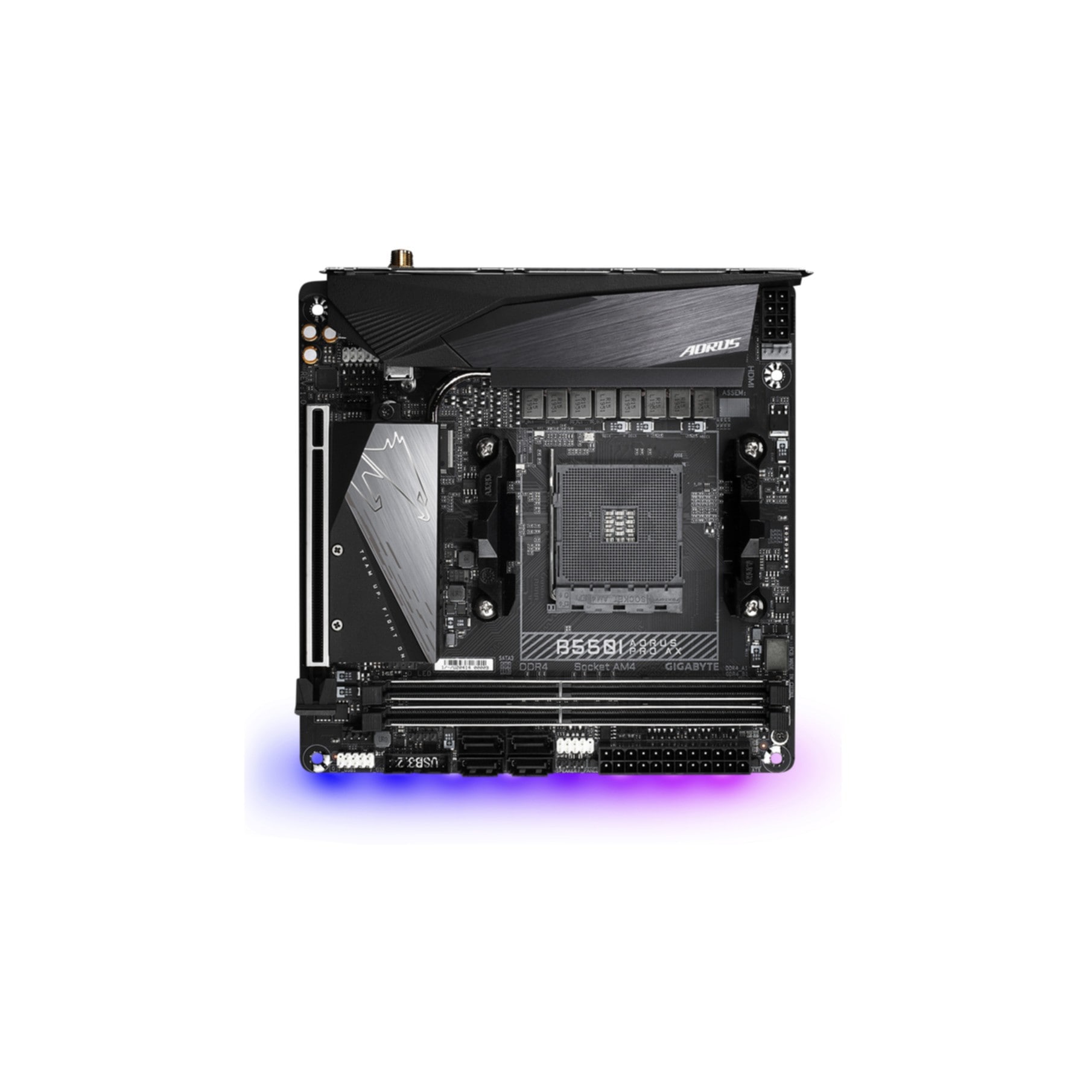 Gigabyte Mainboard »B550I AORUS PRO AX Mainboard – AMD Ryzen 5000 CPUs, 8 Phasen VRM, bis«
