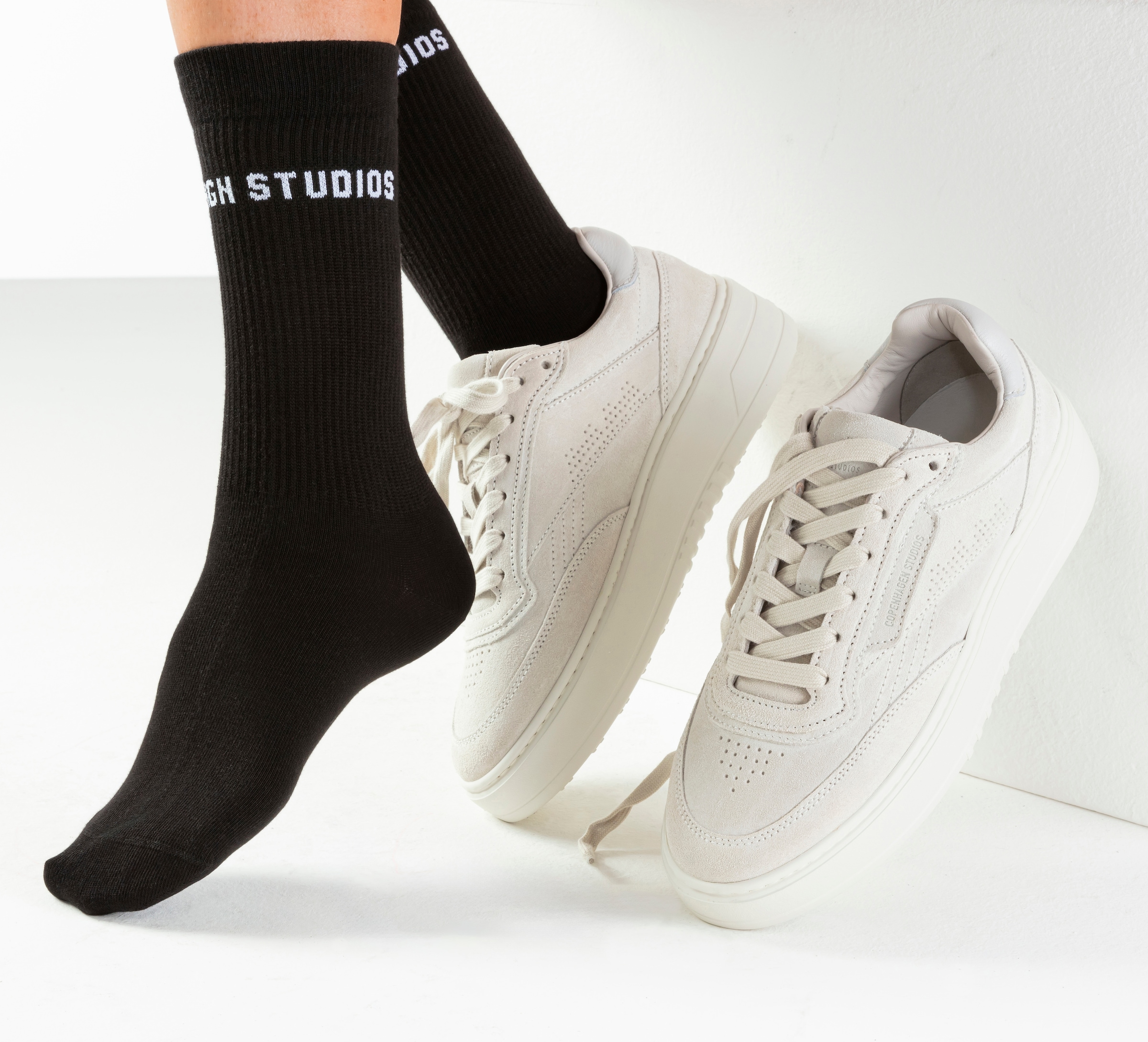 Copenhagen Studios Tennissocken, (Packung, 2 Paar), ohne Frottee