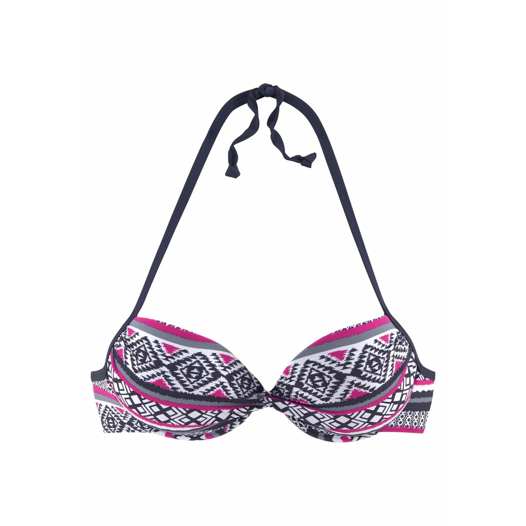 LASCANA Push-Up-Bikini-Top »Wintu«, im trendigen Design