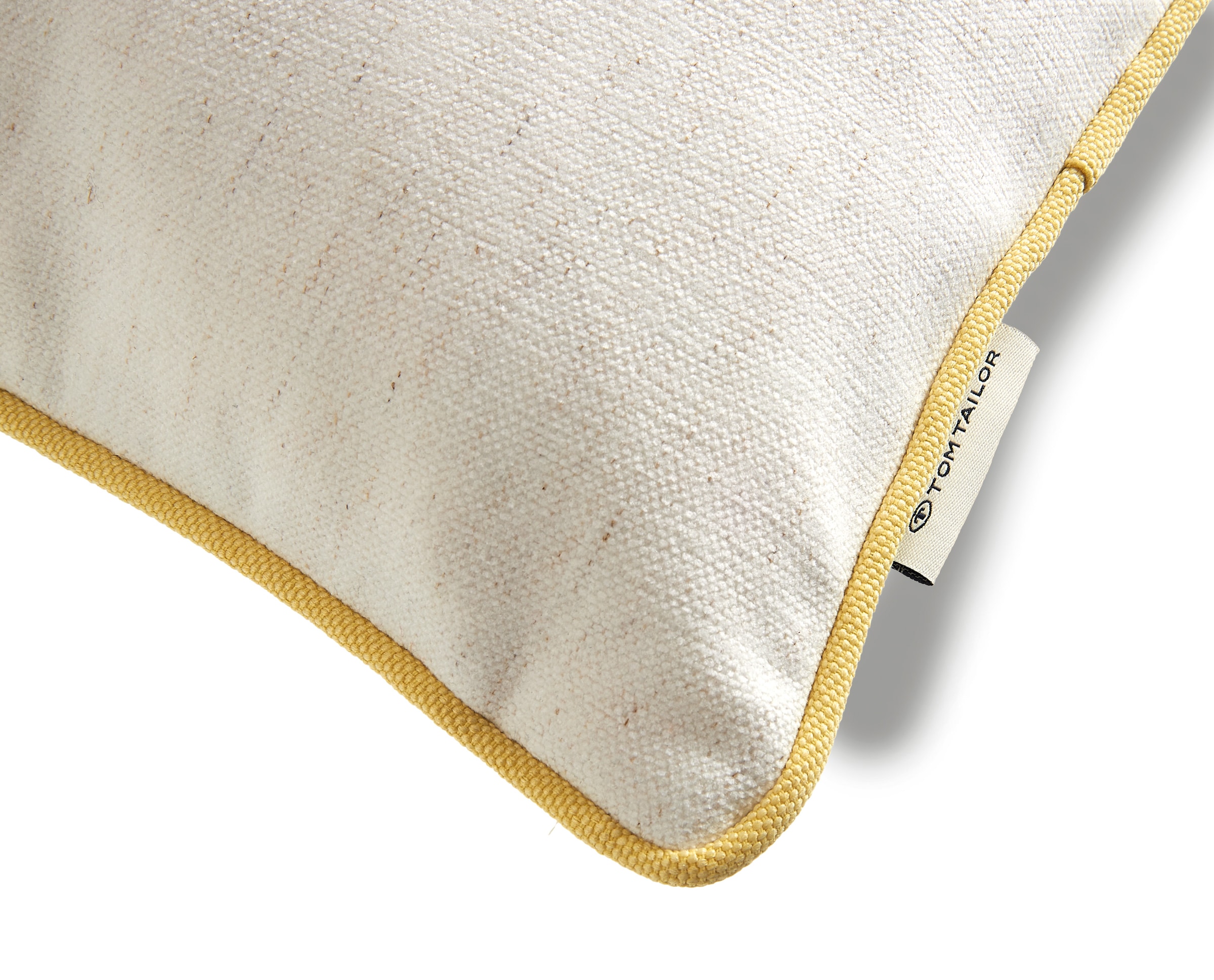 TOM TAILOR HOME Dekokissen »Lemons«, bestickt, mit Naturfaseranteil
