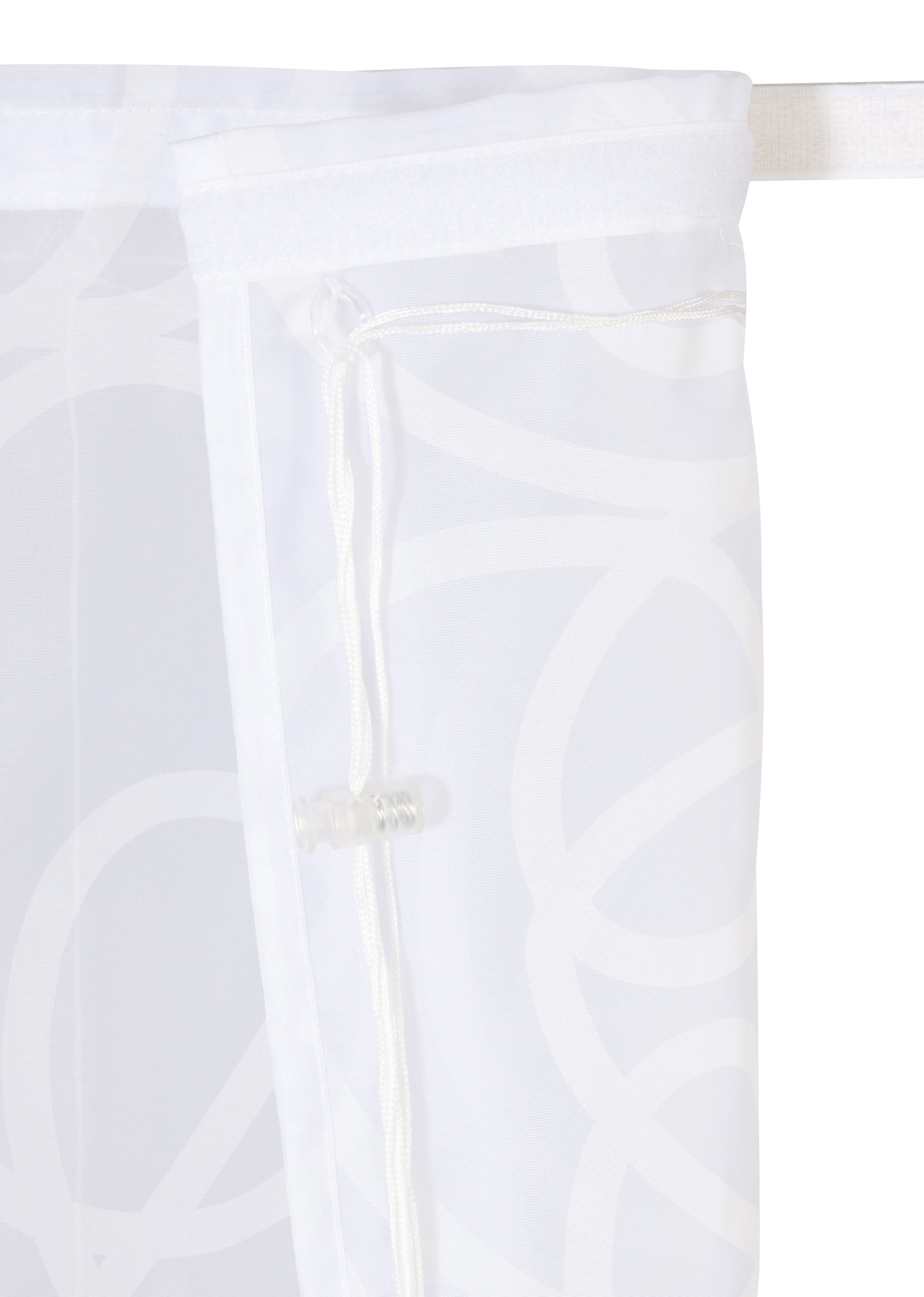 my home Raffrollo »Tanaro«, mit Klettschiene, Transparent, Voile, Polyester
