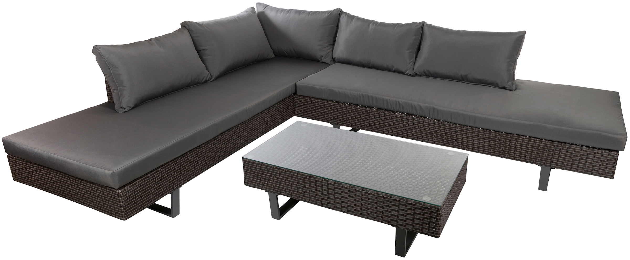 Gartenlounge-Set, (2 tlg.), 1 Sofa, 1 Tisch