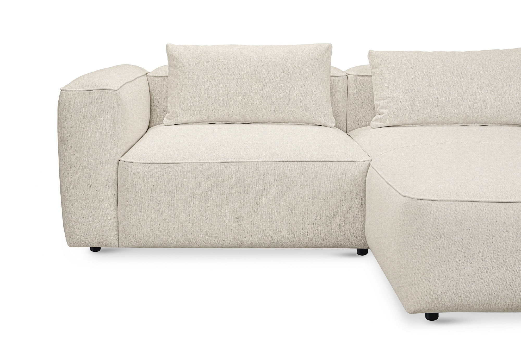 andas Ecksofa »Tvinnet«, Breite 228 cm, extra tiefe Sitzfläche, kubisches Sitzvergnügen