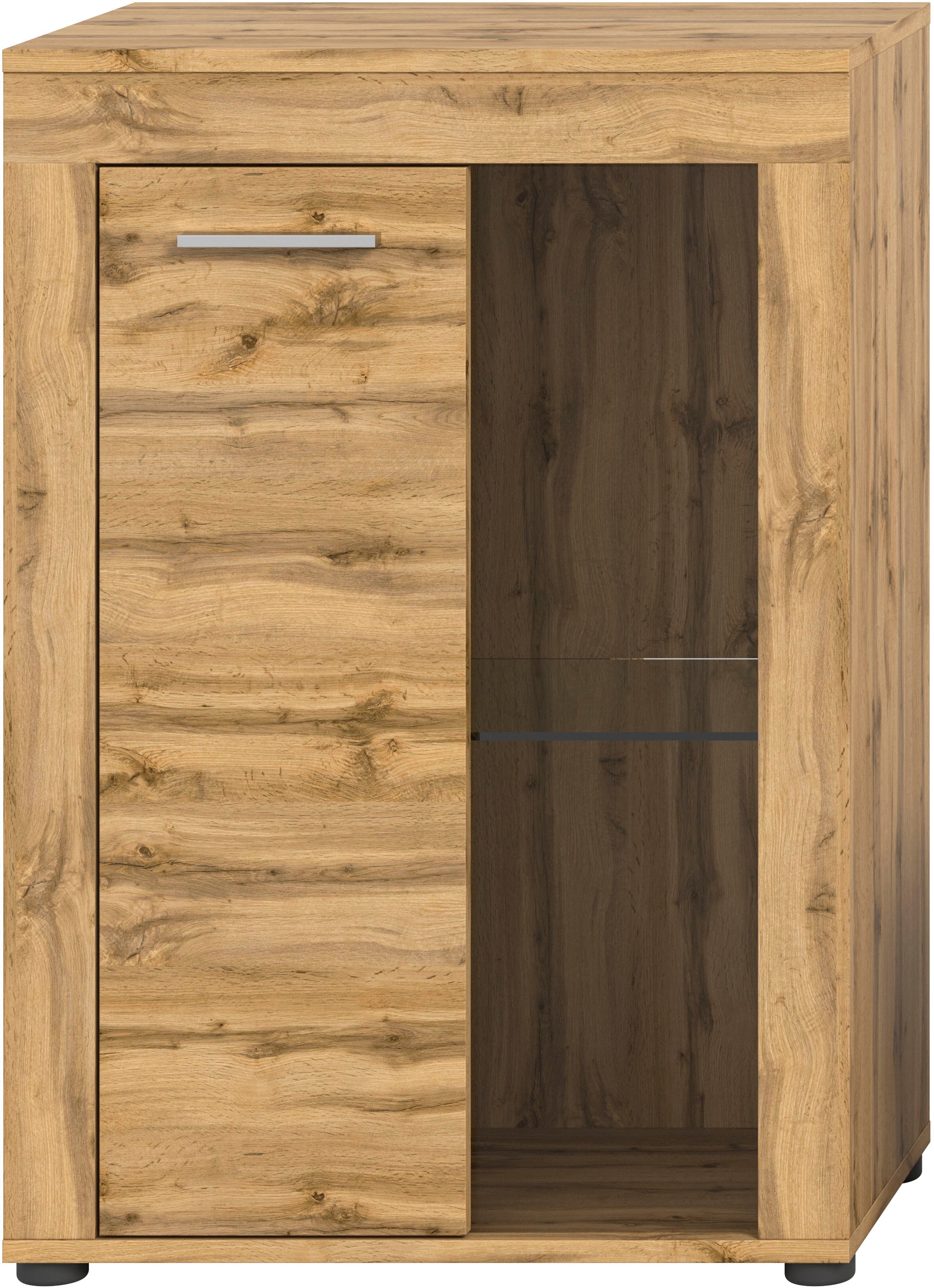 INOSIGN Vitrine »Aosta, Breite 60 cm, stehend oder hängend, in verschiedenen Farben«, Türanschlag wechselbar, 1 Glaseinlegeboden, Hängeeitrine, Standvitrine