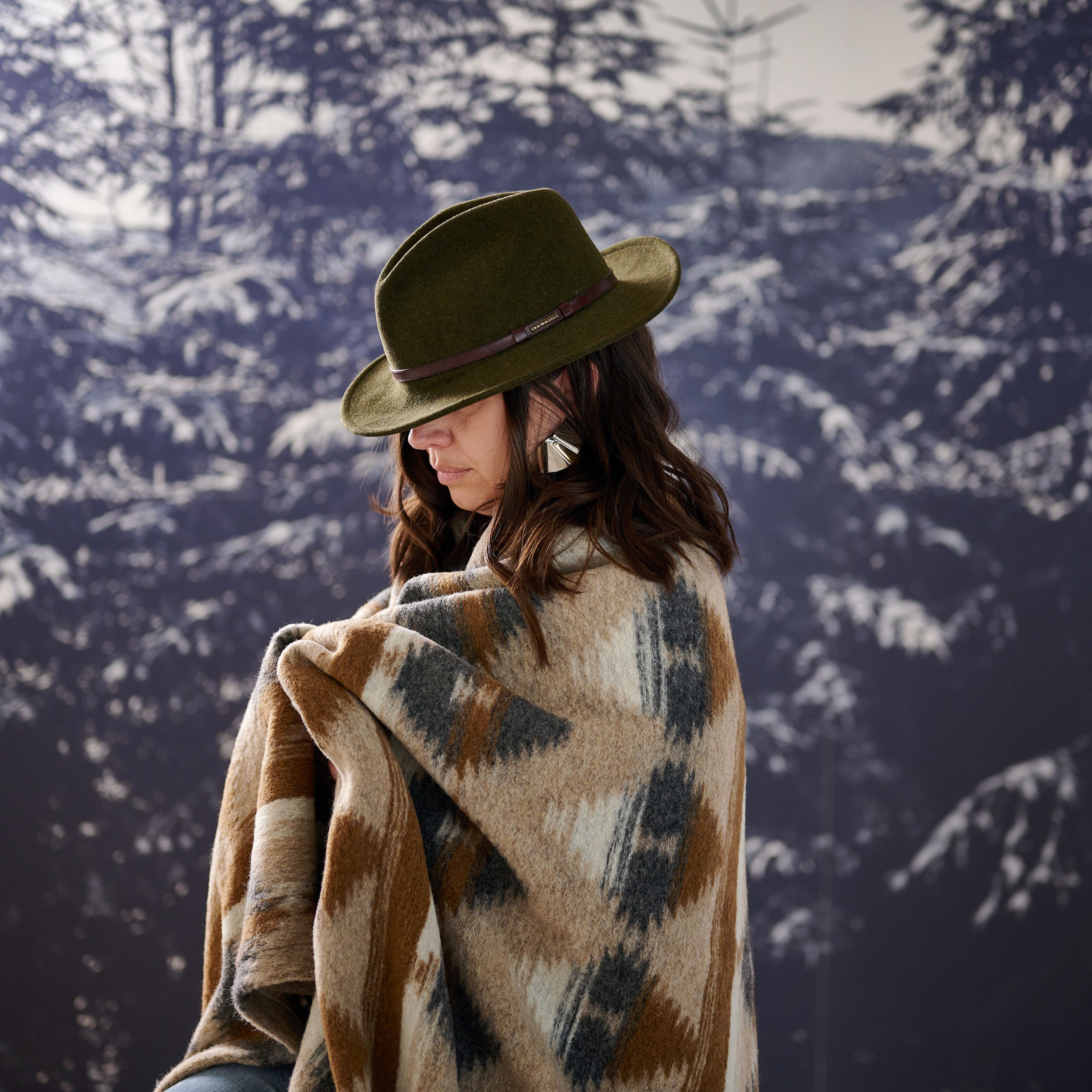 APELT Plaid »Sierra 140X180«, mit Jacquard-Muster