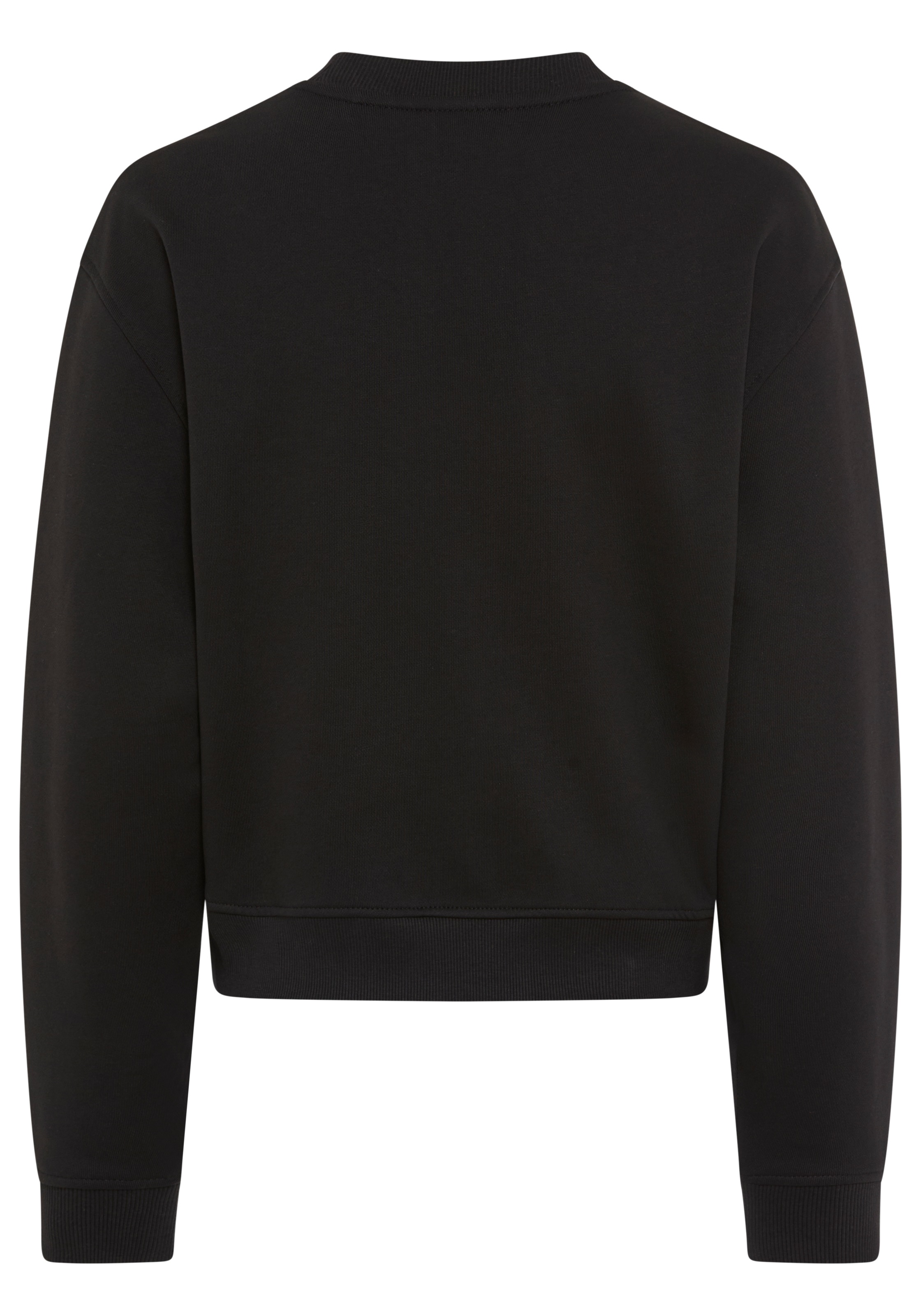 HUGO Sweater »Delessa«, Baumwoll-Terry mit Rundhals
