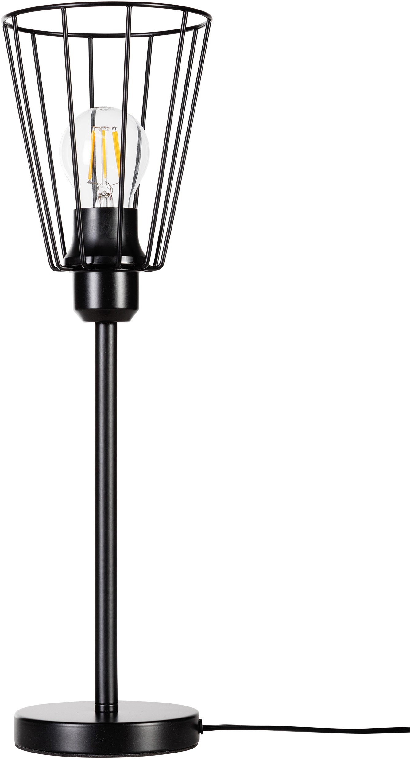 BRITOP LIGHTING Tischleuchte »Swan«, 1 flammig-flammig, Dekorative Leuchte aus Metall, passende LM E27 / exkl., Made in Europe