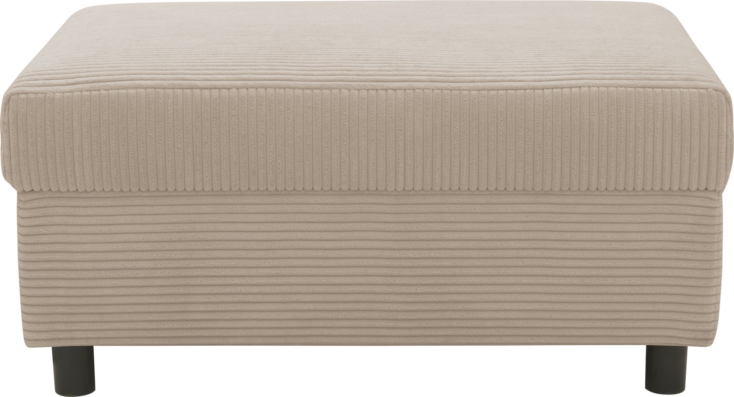 INOSIGN Polsterhocker »Turah 2 in Cord oder wasserabweisender Microfaser,«, moderner Polsterhocker, passend zum Ecksofa, B/T/H: 83/60/44 cm