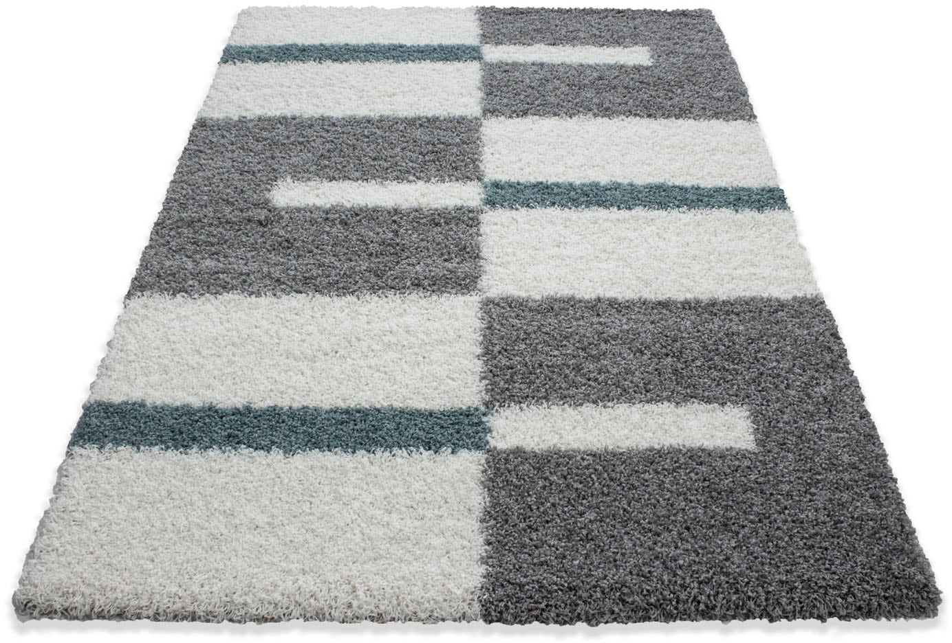 Ayyildiz Teppiche Hochflor-Teppich »Gala Shaggy 2505«, rechteckig, 30 mm Höhe, Langflor, Läufer, alle Räume, Wohnzimmer