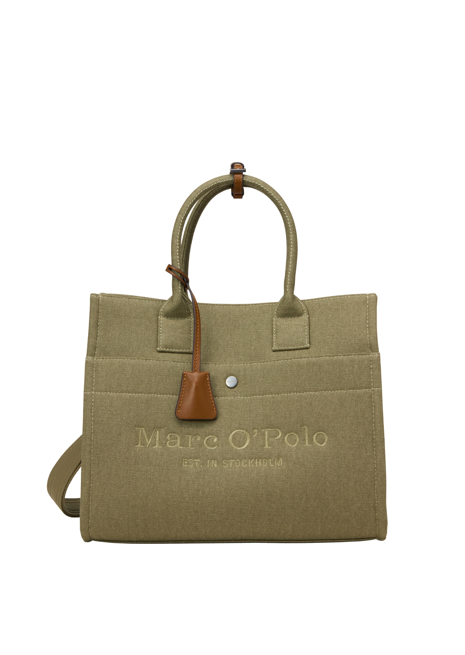 Marc O'Polo Accessories Shopper »Mara« Schultertasche, Henkeltasche mit Lederanhänger
