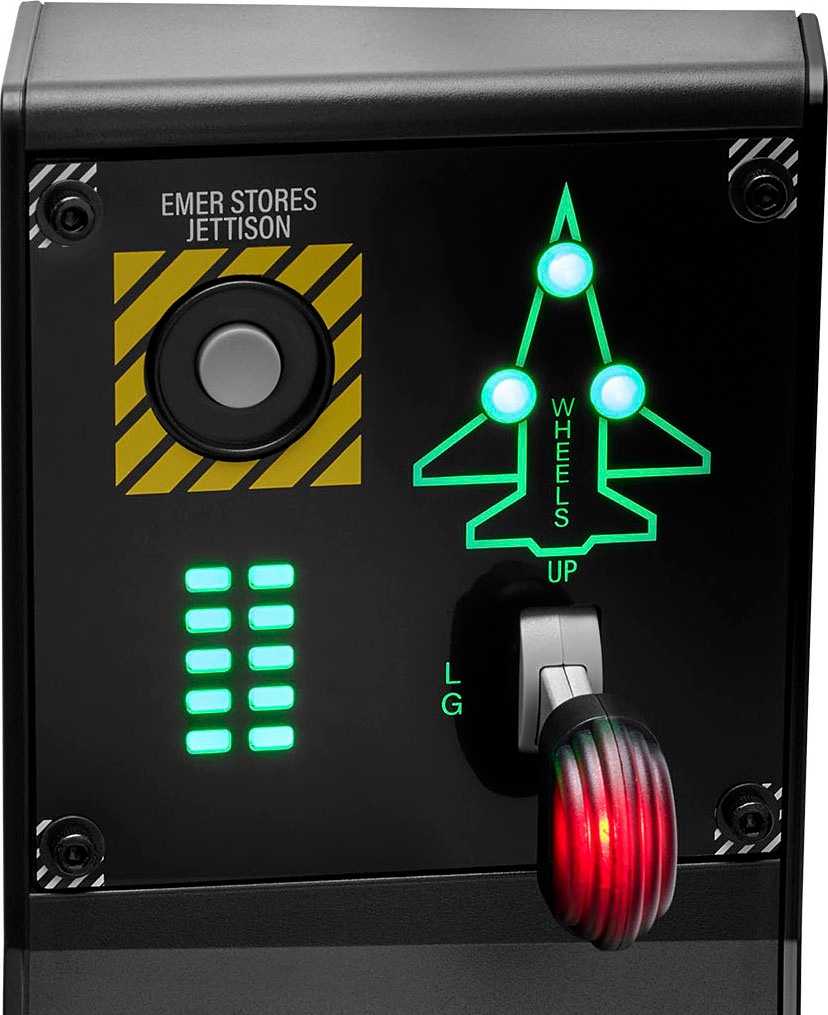 Thrustmaster Joystick »VIPER Panel Schwarz USB Joystick + Motorsteuerungshebel PC«