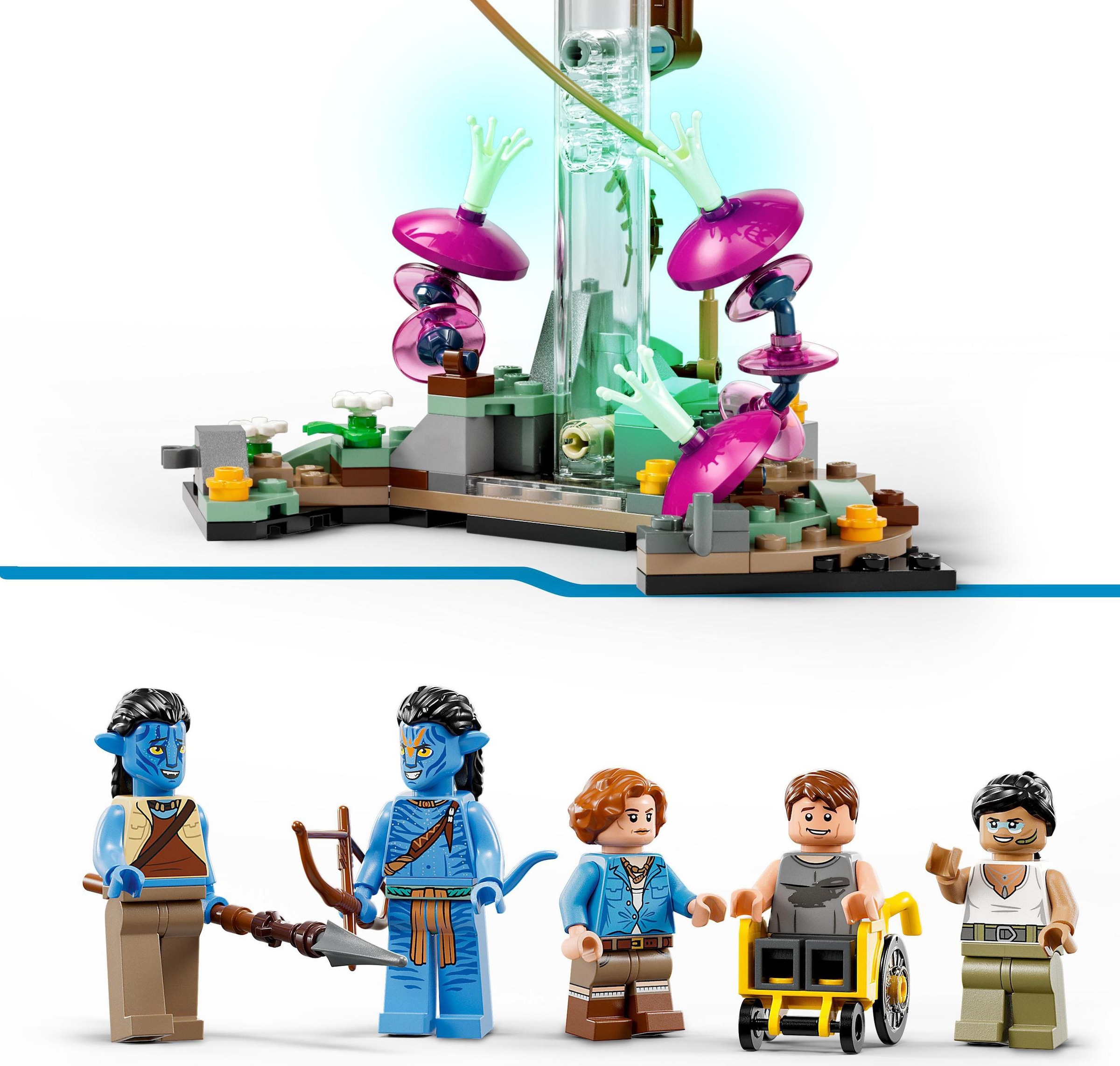 LEGO® Konstruktionsspielsteine »Schwebende Berge: Site 26 und RDA Samson (75573), LEGO® Avatar«, (887 St.), Made in Europe