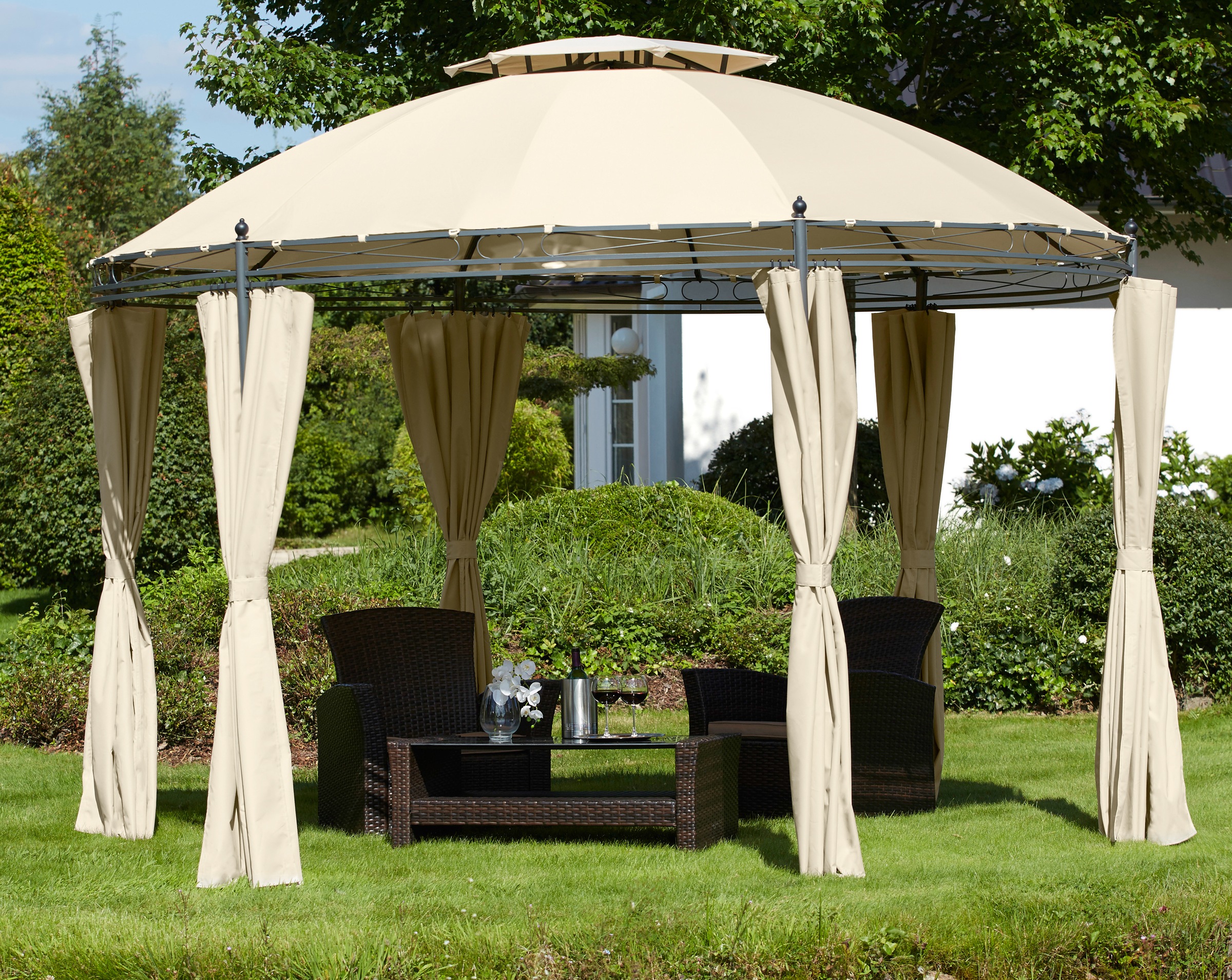 KONIFERA Pavillon "Tino" BxT: 350 x 350 cm