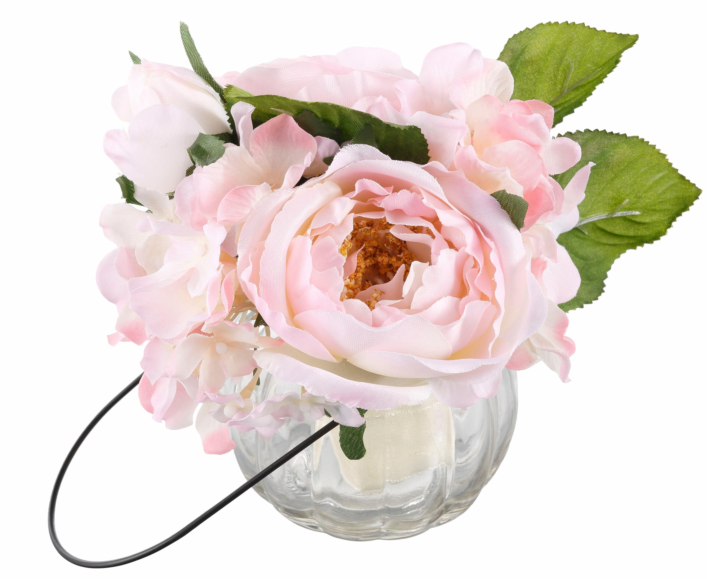 I.GE.A. Kunstpflanze »Rosen im | online XXL 3 Jahren mit kaufen Garantie Glas«