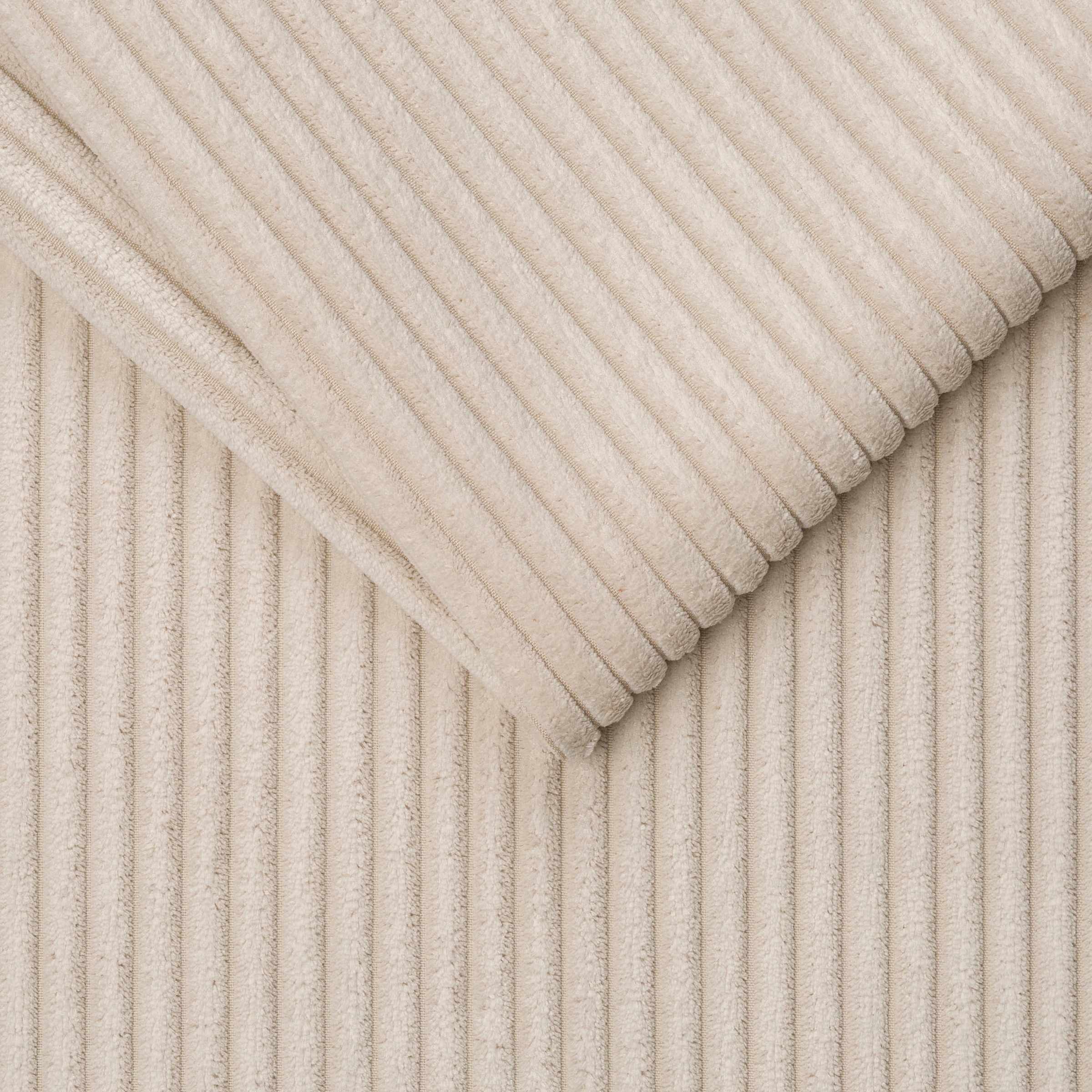 Trends by HG Wohnlandschaft »Landau U-Form«, in Cord-Stoff mit Metallfuß