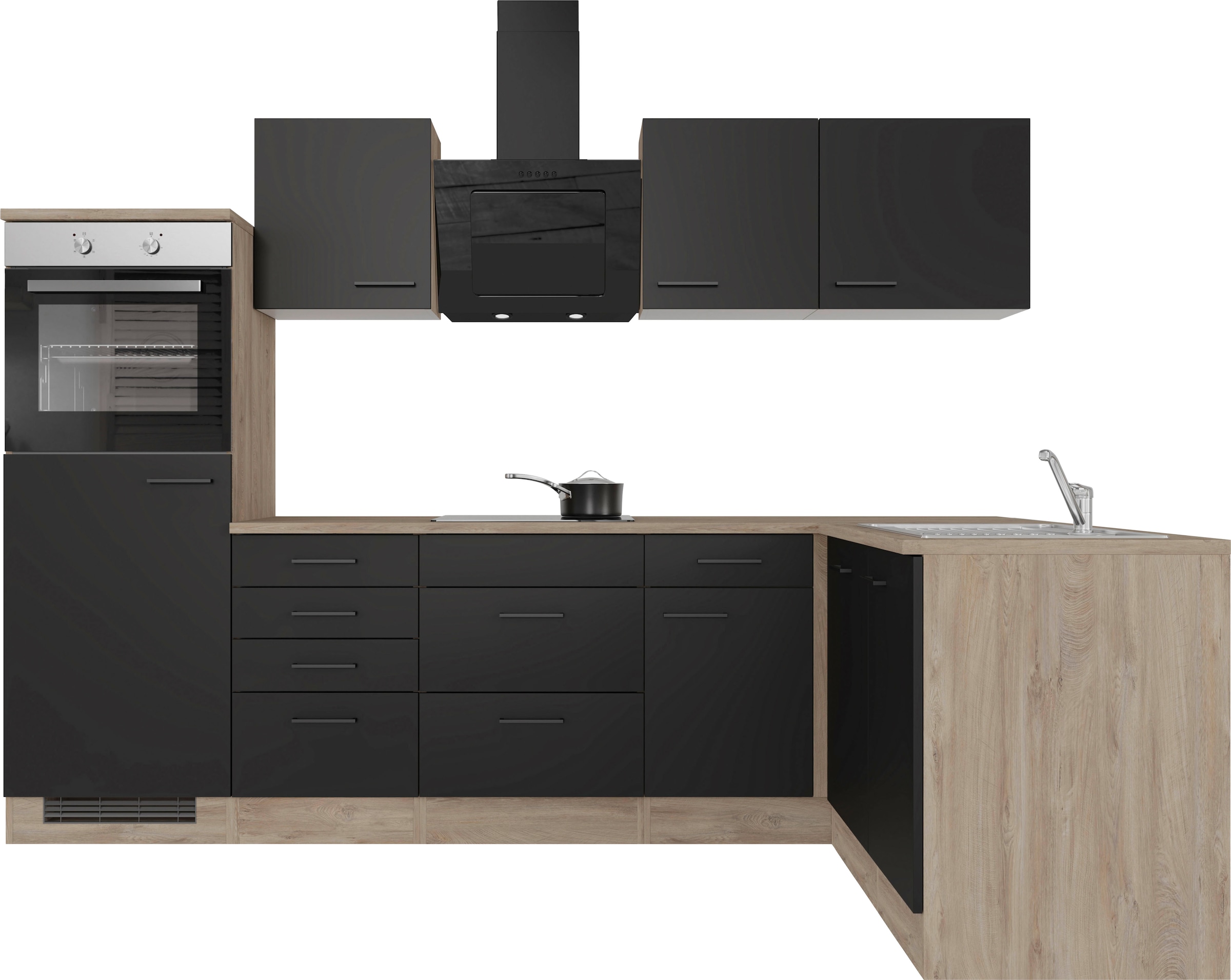 Flex-Well Küche »Capri«, mit und ohne E-Geräten erhältlich, Gesamtbreite  280x170 cm kaufen | UNIVERSAL