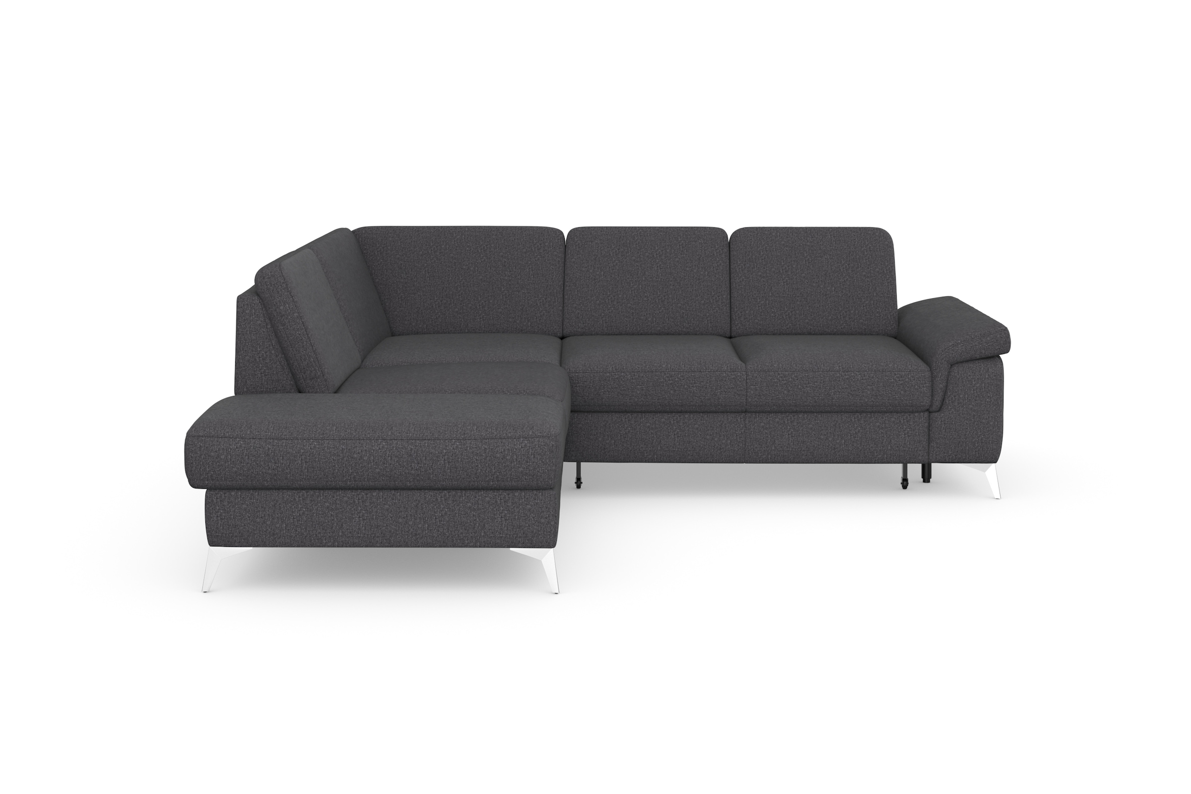 sit&more Ecksofa »Padua L-Form«, inklusive Sitztiefenverstellung, Armteilfunktion und Federkern