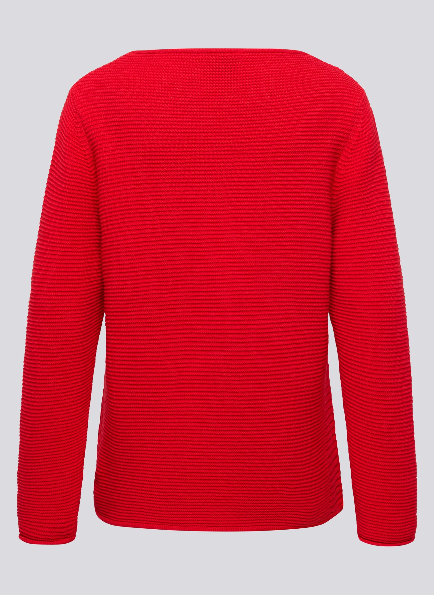 Rabe Strickpullover in Streifen-Ripp-Optik