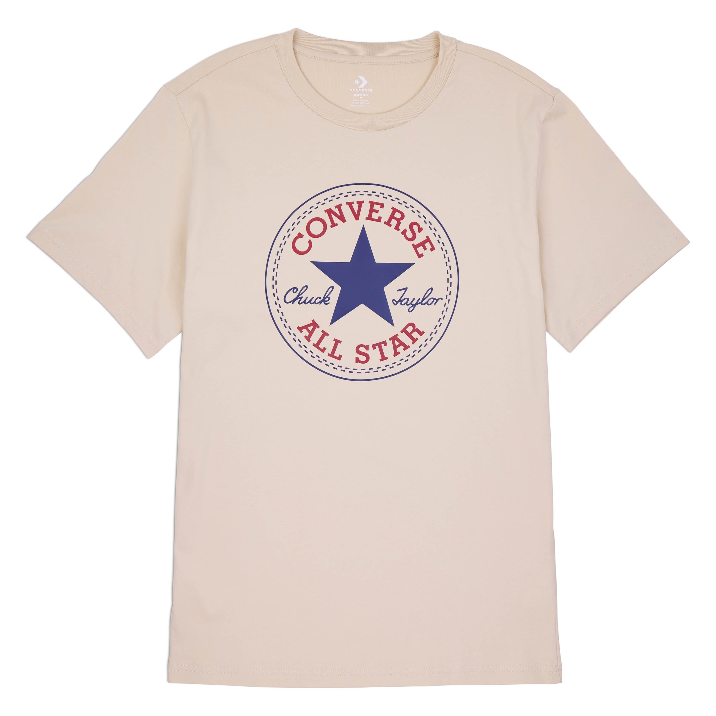 Converse T-Shirt »UNISEX CONVERSE GO-TO ALL STAR PATCH LOGO STANDARD FIT T-SHIRT«, (1 tlg.)