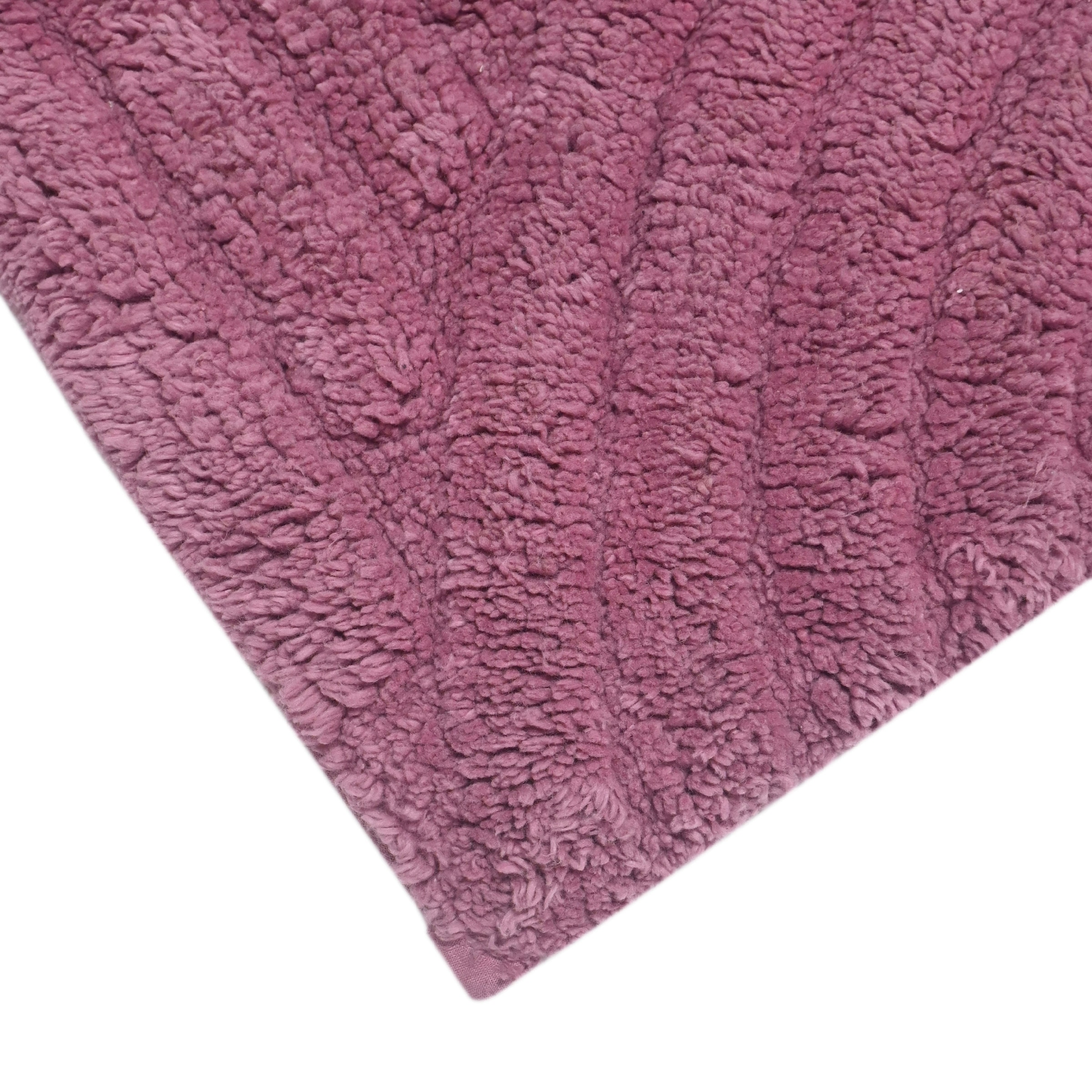my home Badematte »Juna, Badvorleger, Badezimmer Teppich, Zen, Scandi, Boho«, rutschhemmend beschichtet, fußbodenheizungsgeeignet, Baumwolle, Hoch-Tief-Effekt, weich