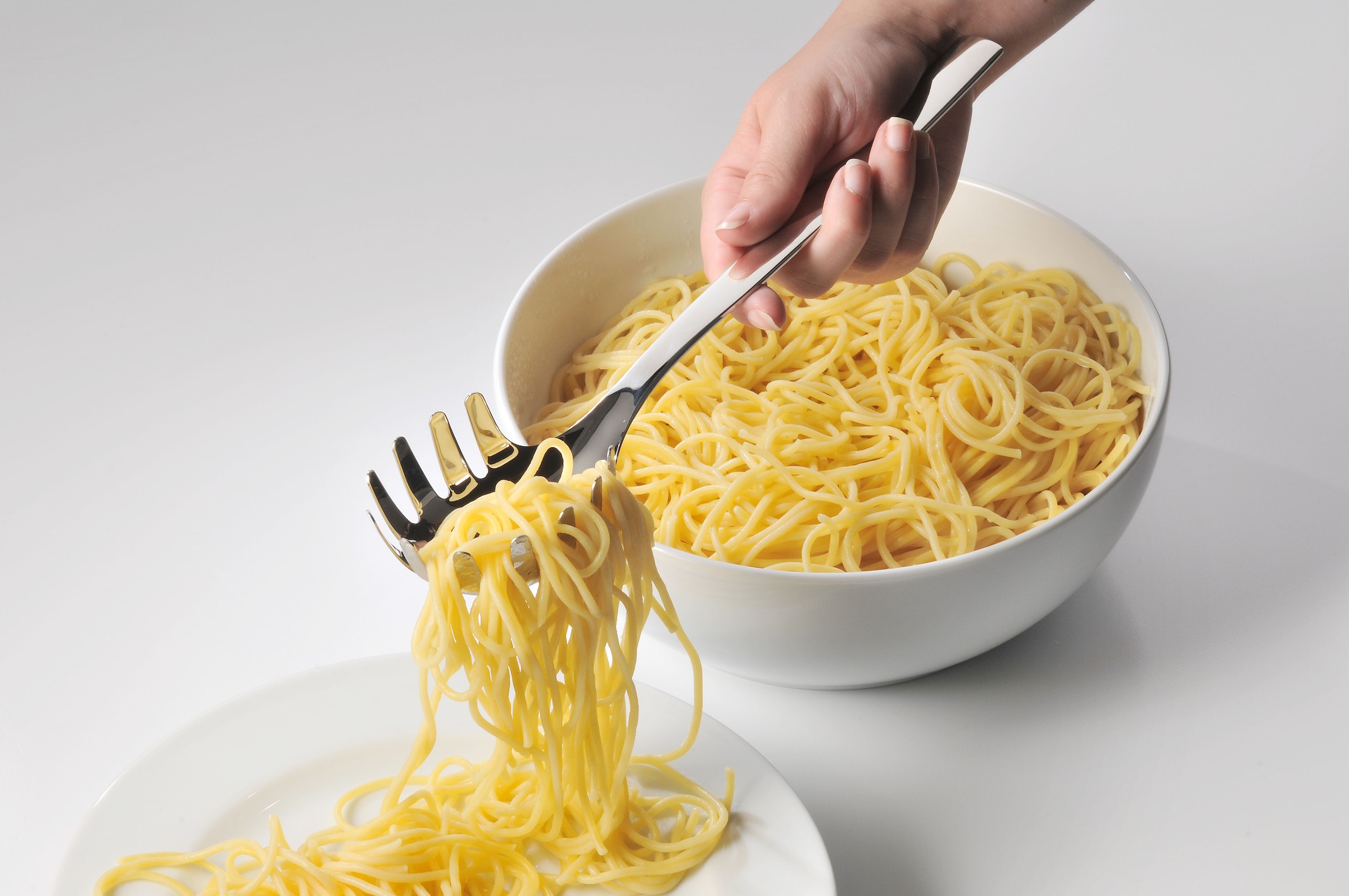 WMF Nudellöffel »Nuova« Spaghettilöffel, Cromargan Edelstahl rostfrei, Geschenkverpackung