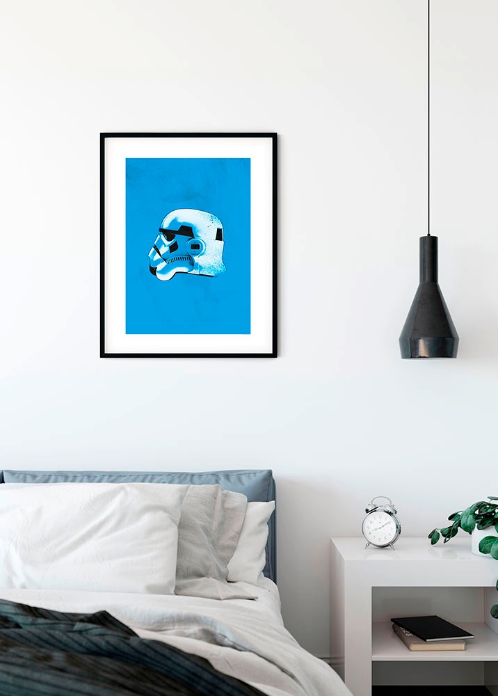 Komar Bild »Star Wars Classic Helmets Stormtrooper« Star Wars 1 Stk. tlg. Wandbild zur Dekoration im Kinderzimmer - ohne Rahmen
