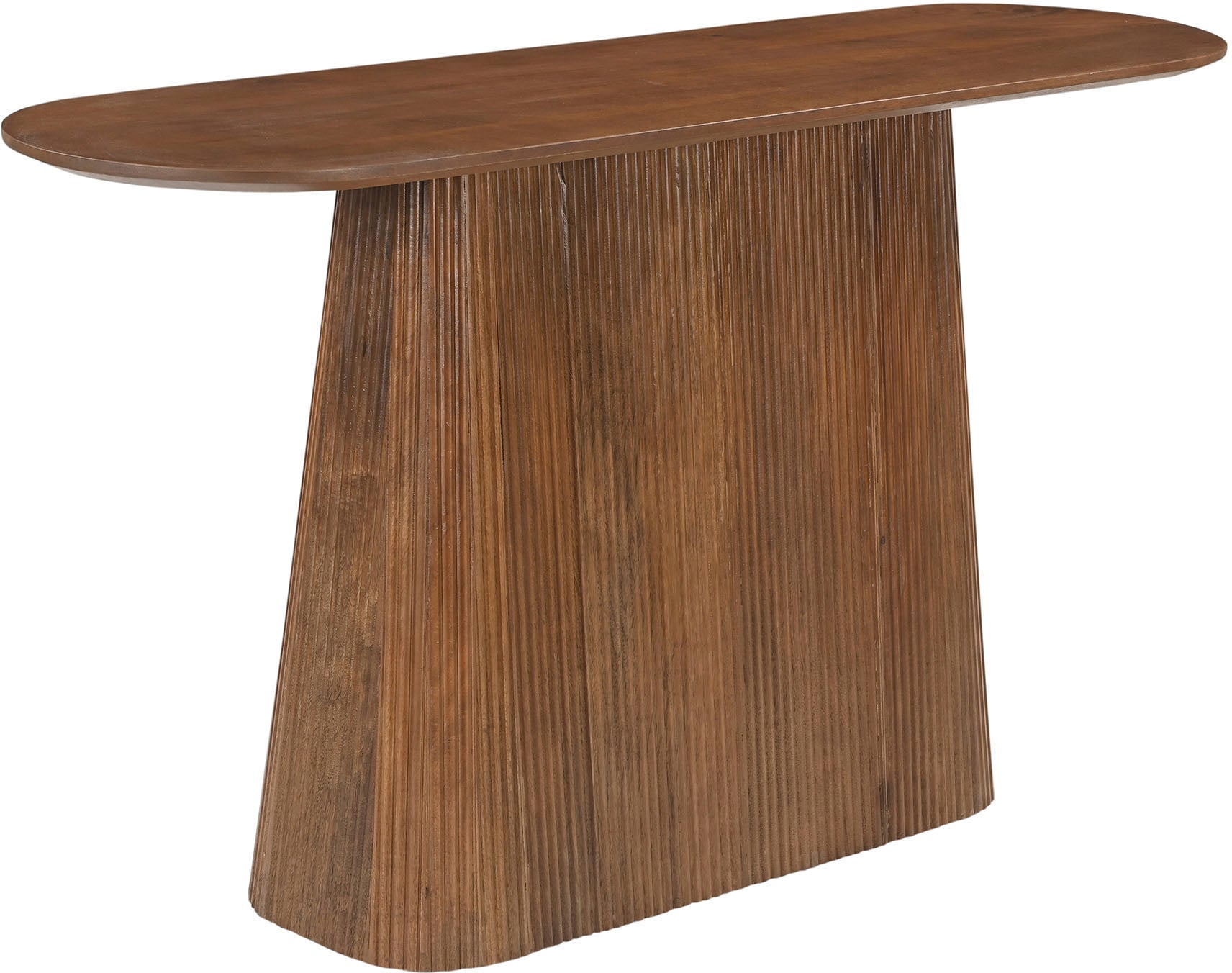 SIT Konsolentisch »MANGO NATURAL«, mit Sockelfuß im Lamellendesign