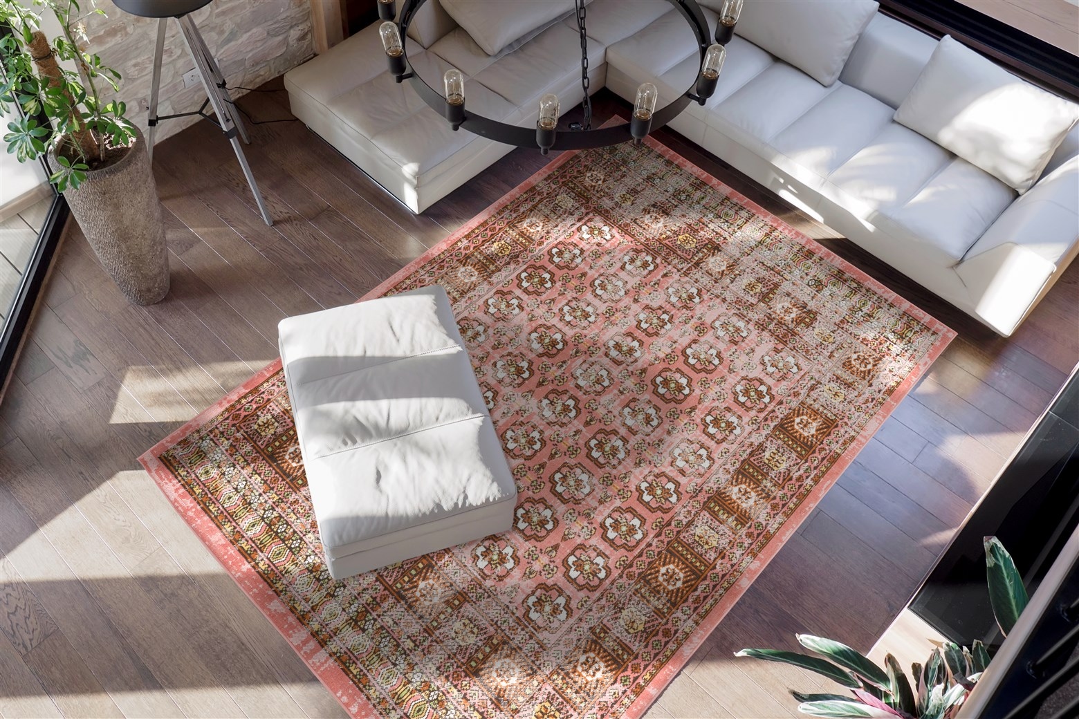 me gusta Teppich »Ariya 625« rechteckig 6 mm Höhe Flachflor, gekettelt, Wohnzimmer