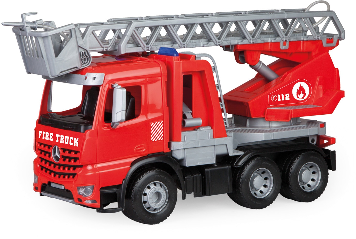 Spielzeug-Feuerwehr »Worxx, Leiterfeuerwehr Mercedes Arocs«, Made in Europe