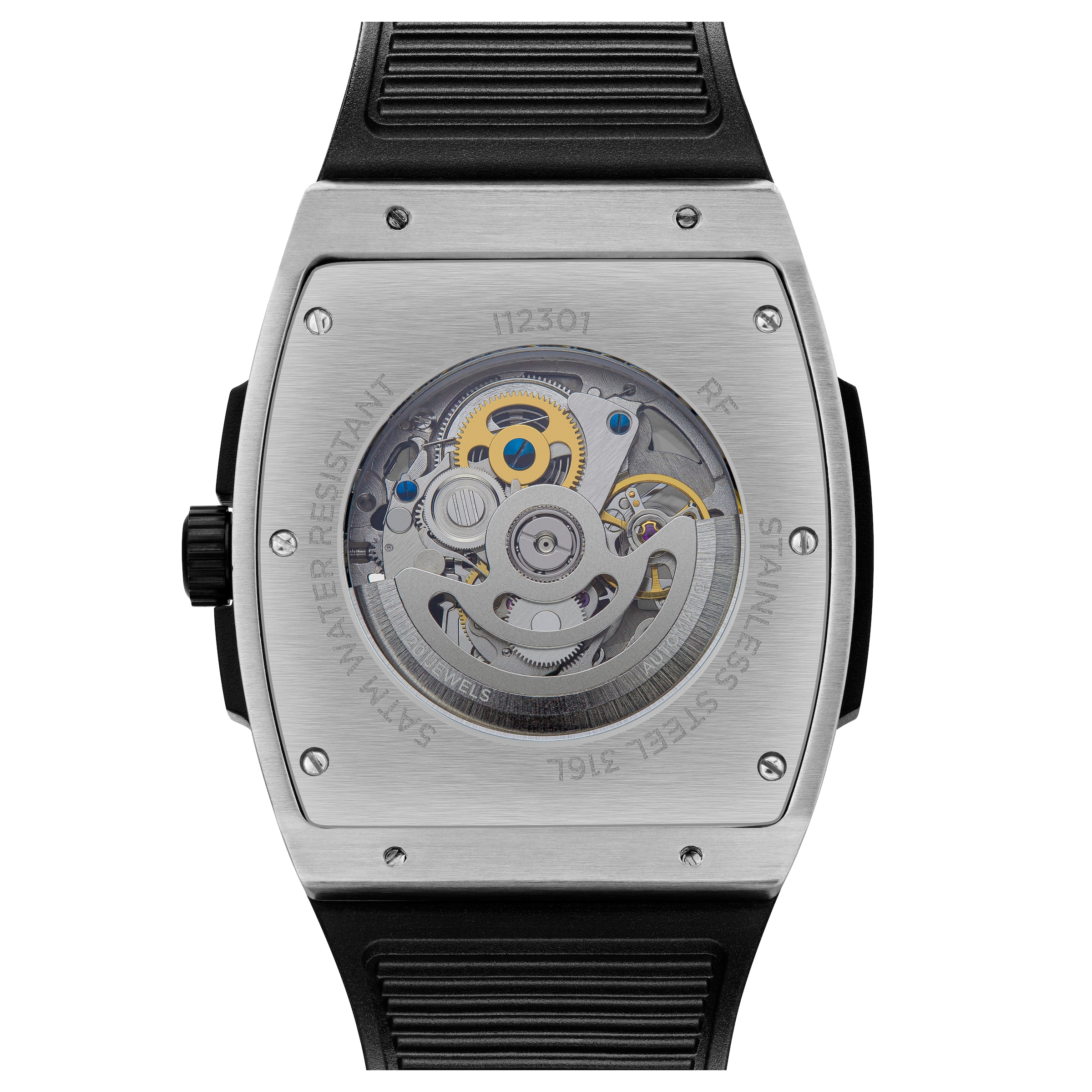 Ingersoll Automatikuhr »The Challenger« Armbanduhr, Herrenuhr, Mechanische Uhr, Silikonarmband, analog