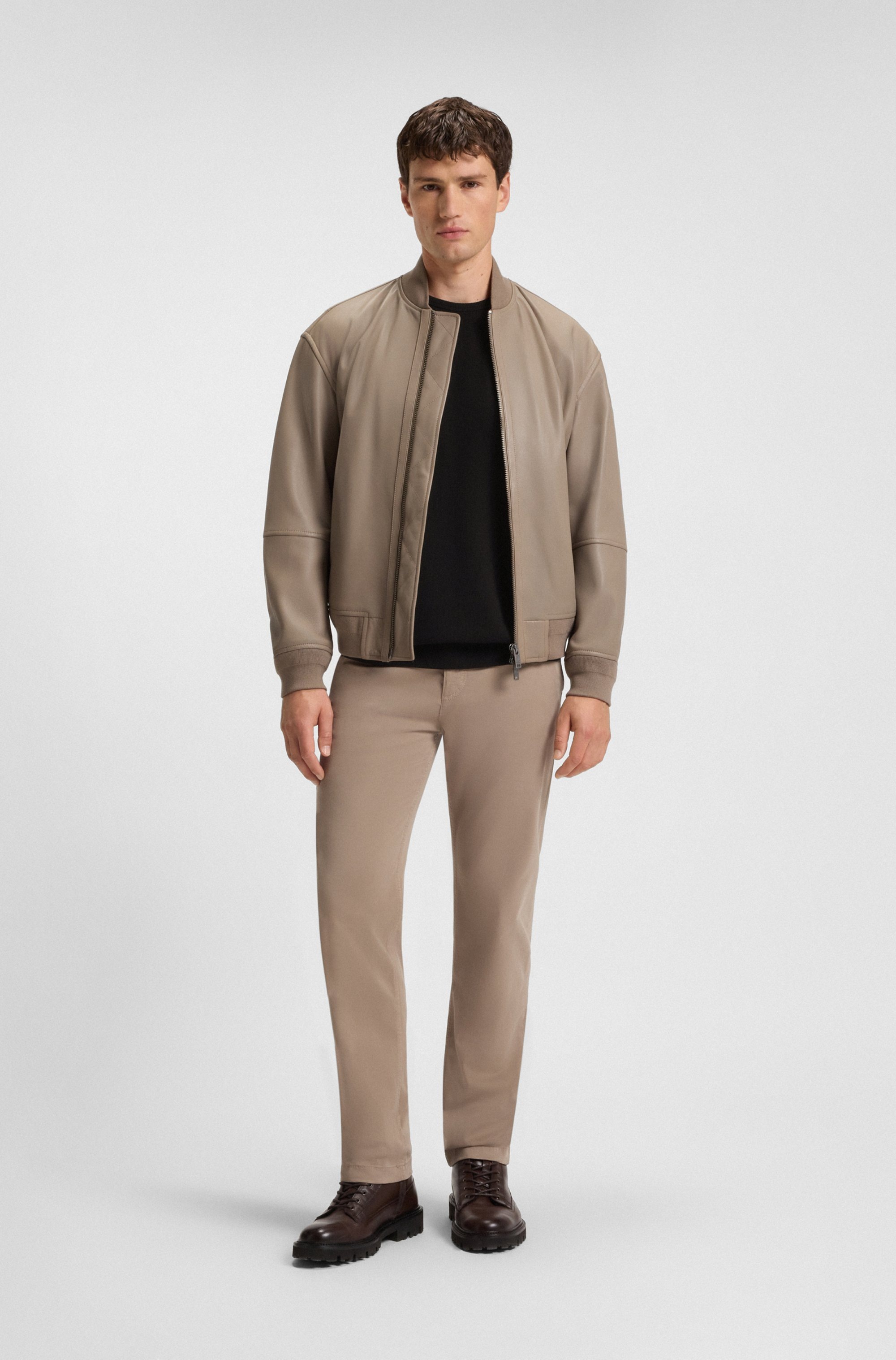BOSS ORANGE Langarmshirt »Tempesto« mit BOSS-Stickerei