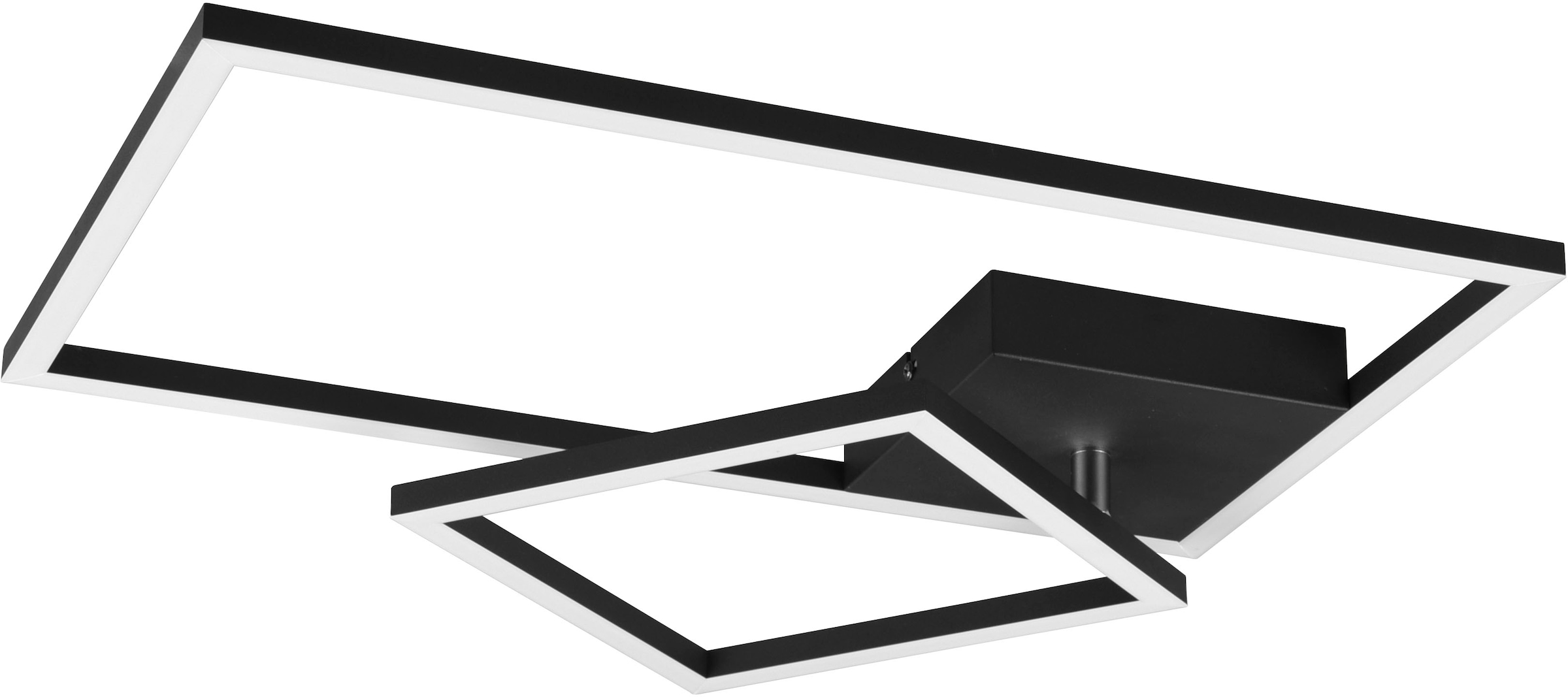 REALITY Leuchten LED Deckenleuchte »Padella«, 1 flammig, Leuchtmittel LED-Board | LED fest integriert, bewegliche LED Elemente, 4000K neutralweiß, dimmbar, 3000 Lumen