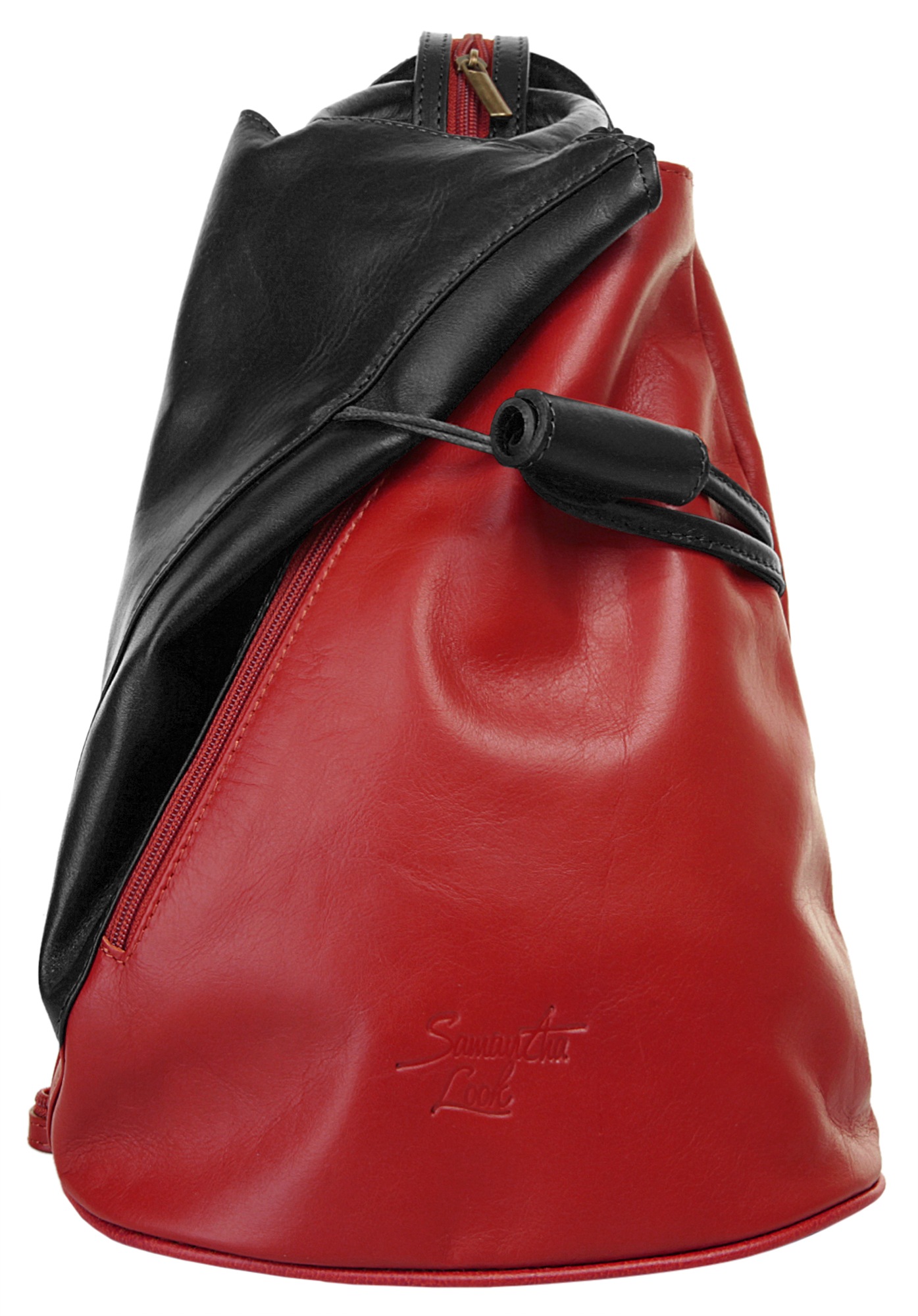Samantha Look Cityrucksack "SAMANTHA LOOK Damen echt Leder, Made in Italy" echt Leder, Made in Italy