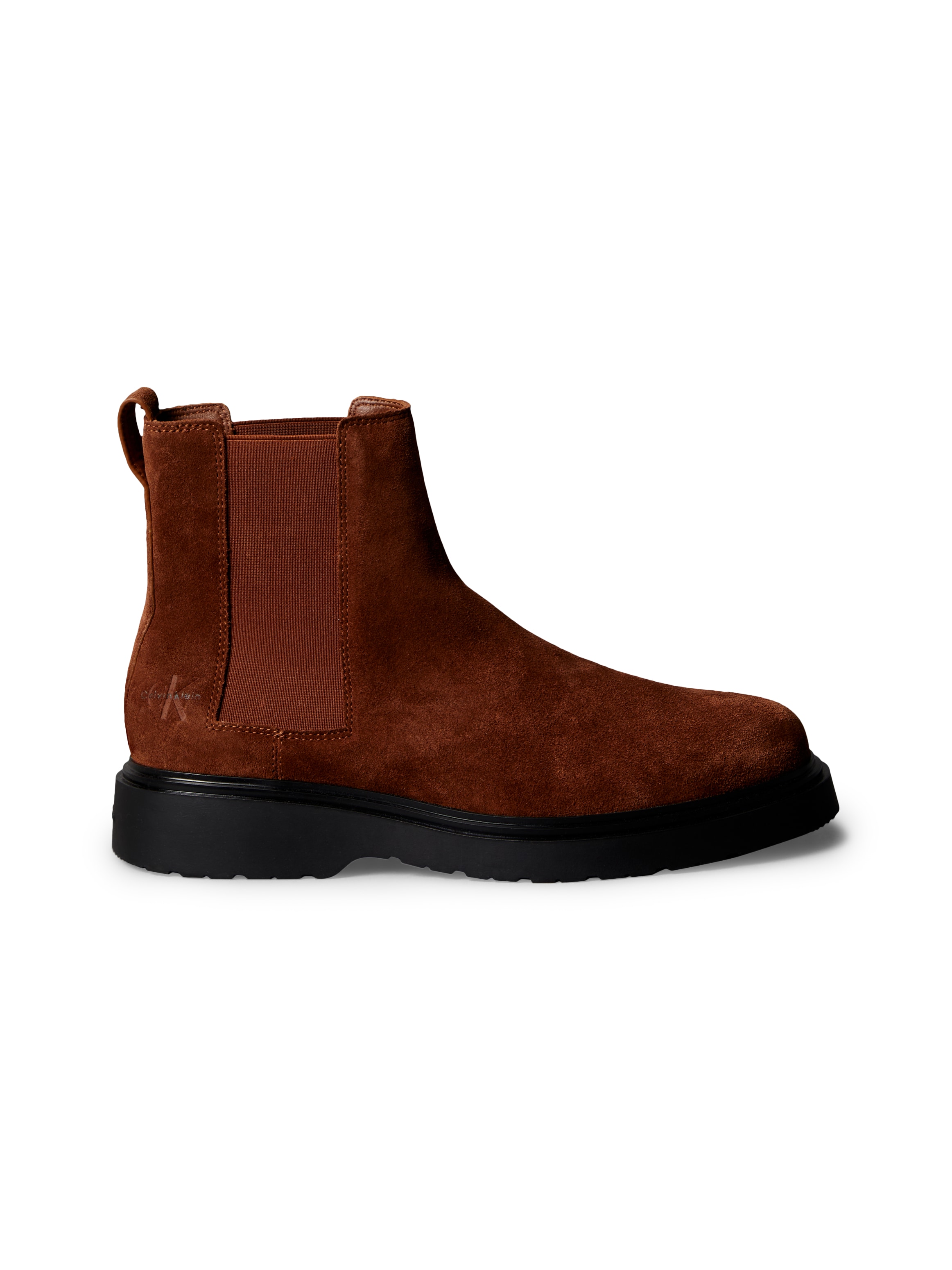 Calvin Klein Jeans Chelseaboots »COMBAT ESS CHELSEA BOOT SU«  Stiefelette, Schlupfboots, Profilsohle, mit Anziehlasche