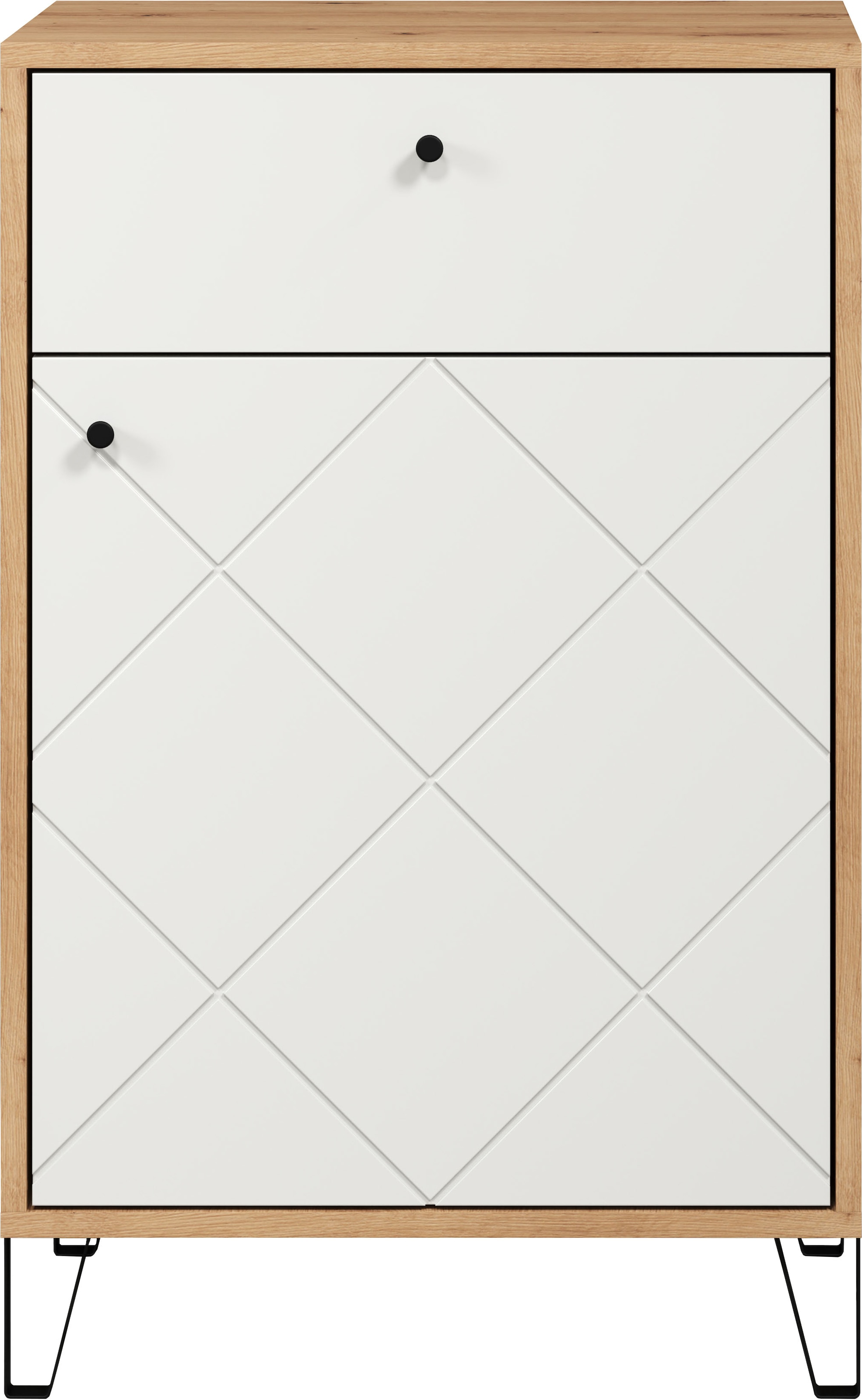 Places of Style Kommode »Tarragona«, (1 St.), Schuhschrank mit Soft-Close-Funktion - (B/T/H) 63/40/96 cm