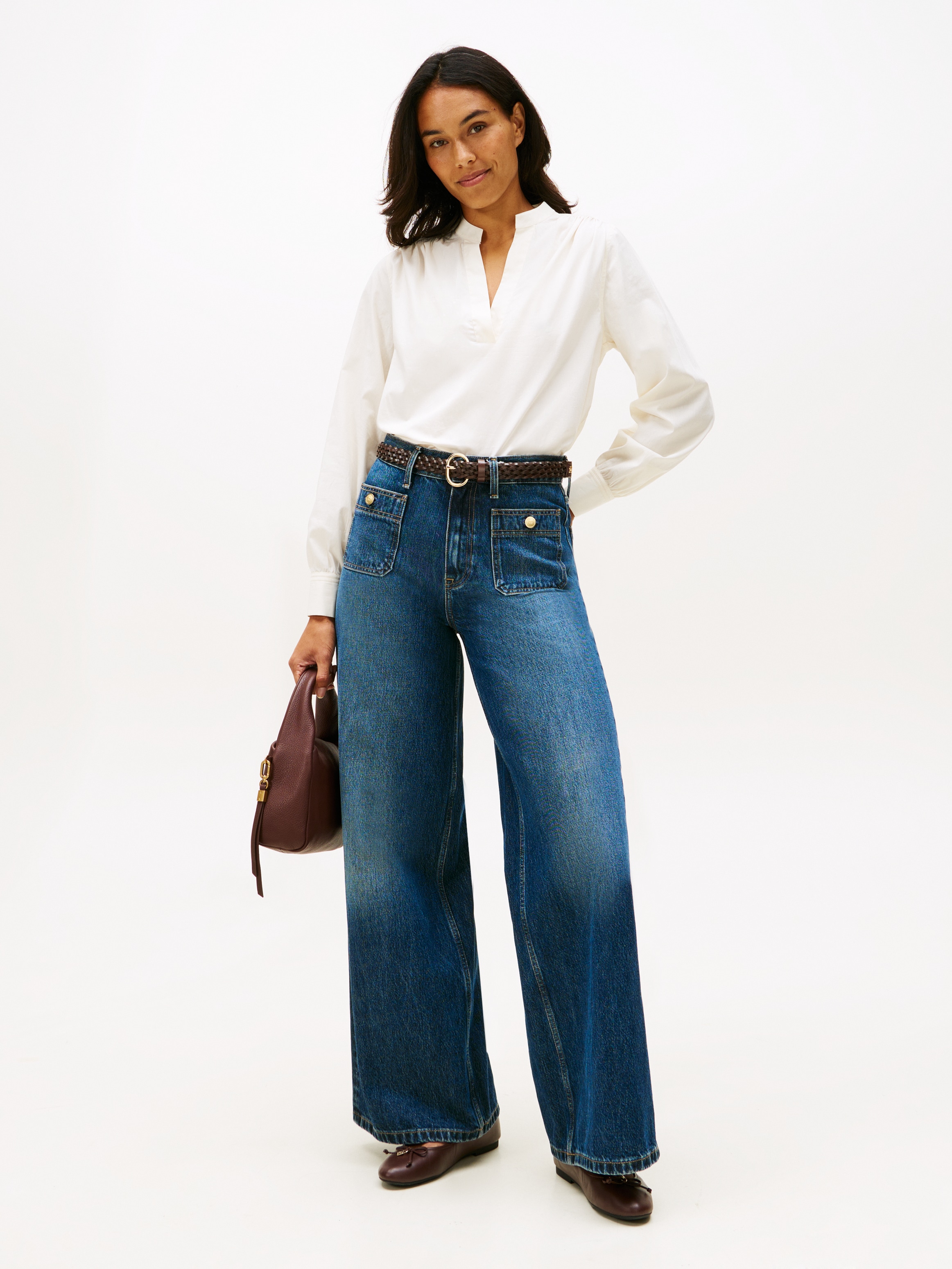 Tommy Hilfiger High-waist-Jeans »DNM MINE 70'S WIDE LEG HW«