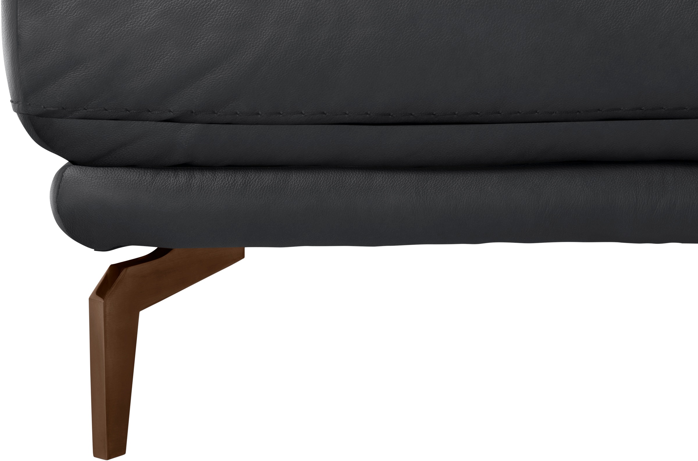 W.SCHILLIG Hocker »montanaa« mit Metallfüßen in Bronze pulverbeschichtet, Breite 71 cm