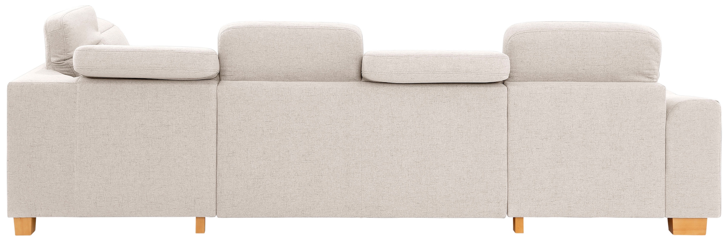 Home affaire Wohnlandschaft »Dundee U-Form« wahlweise mit Kopfteilverstellung und zusätzlich mit Bettfunktion