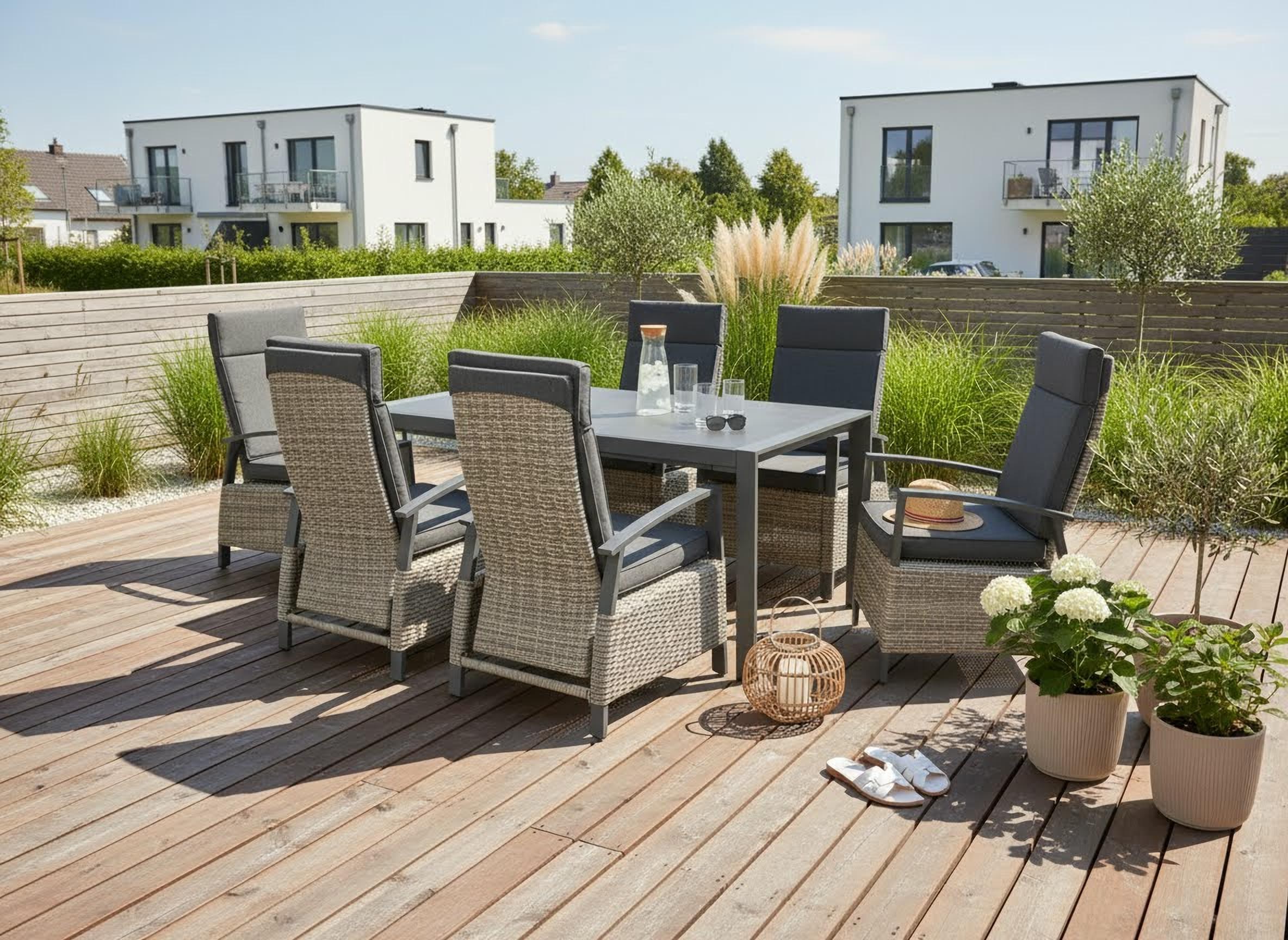 Creativ home Windlicht »Laterne ALEGRE, mit Henkel« Kerzenhalter aus Naturweide, Ø 33 cm