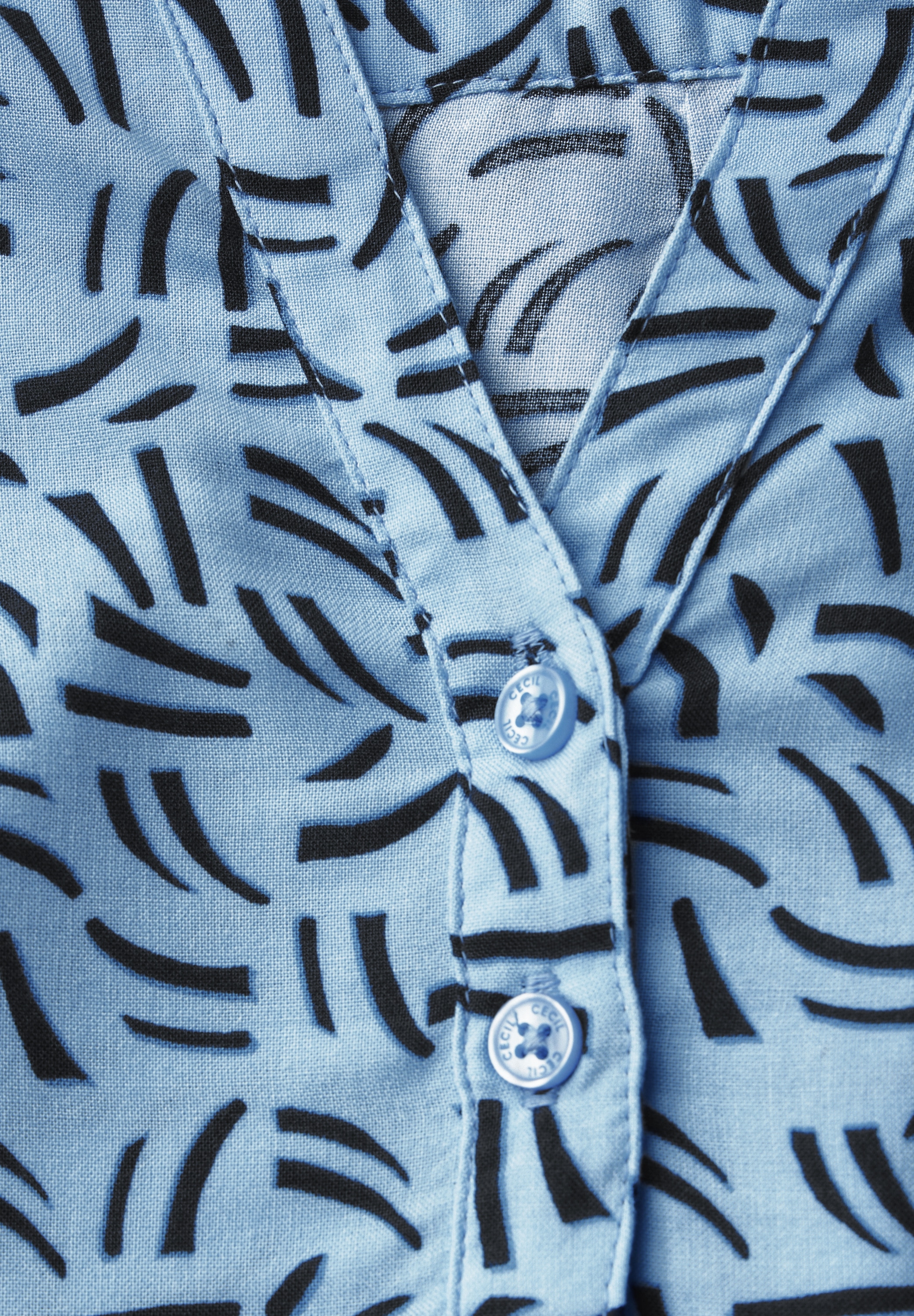 Cecil Langarmbluse, mit All-Over Print