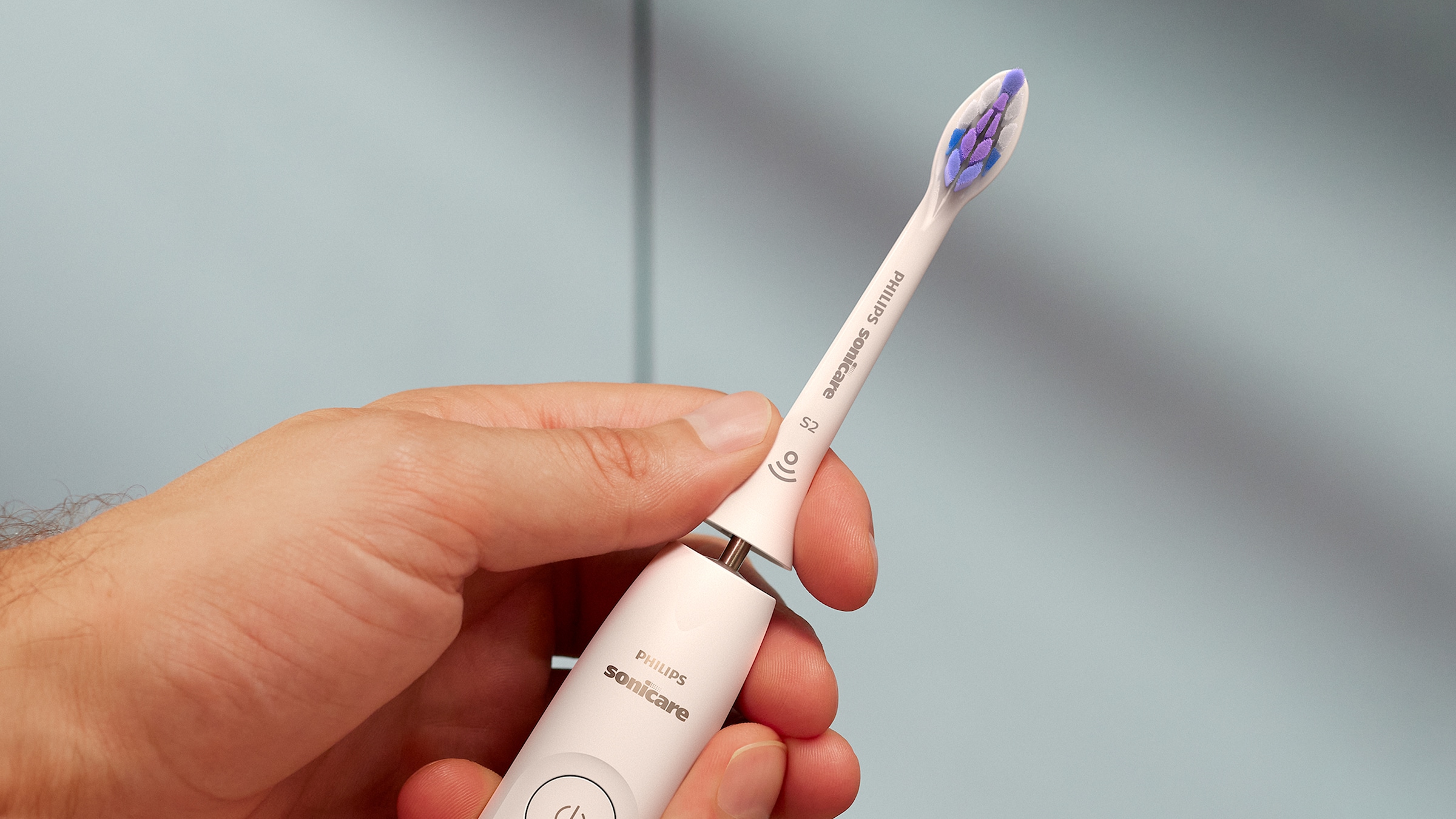 Philips Sonicare Elektrische Zahnbürste »Series 6100 HX7400/01«, 1 St. Aufsteckbürsten, mit visueller Andruckkontrolle, 5 Putzeinstellungen, inkl. Ladegerät