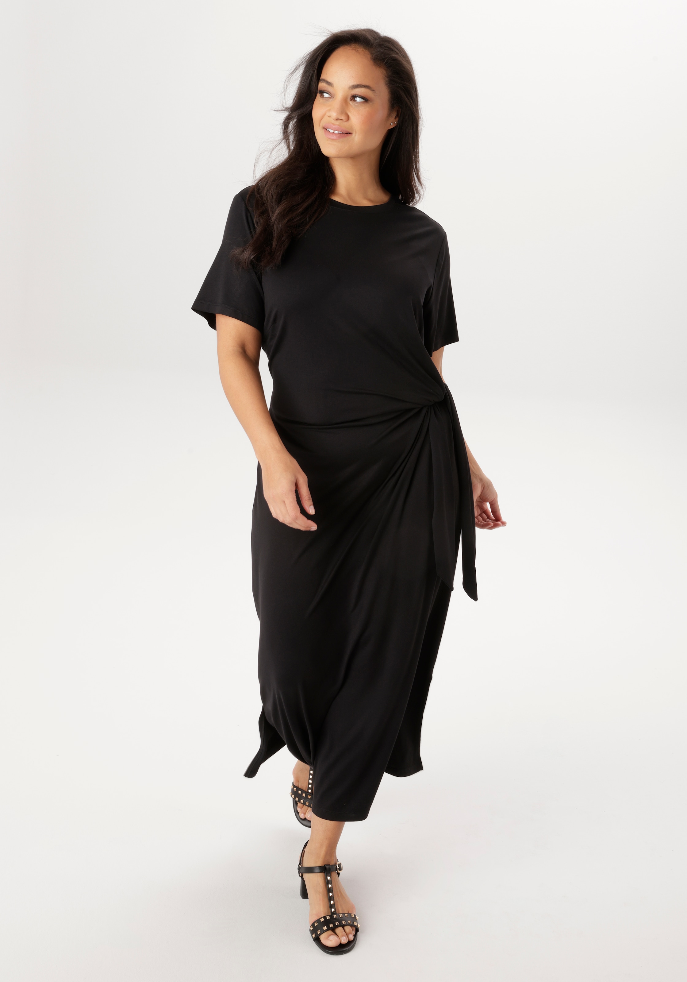Aniston PLUS Maxikleid mit raffiniertem Bindeband - NEUE KOLLEKTION