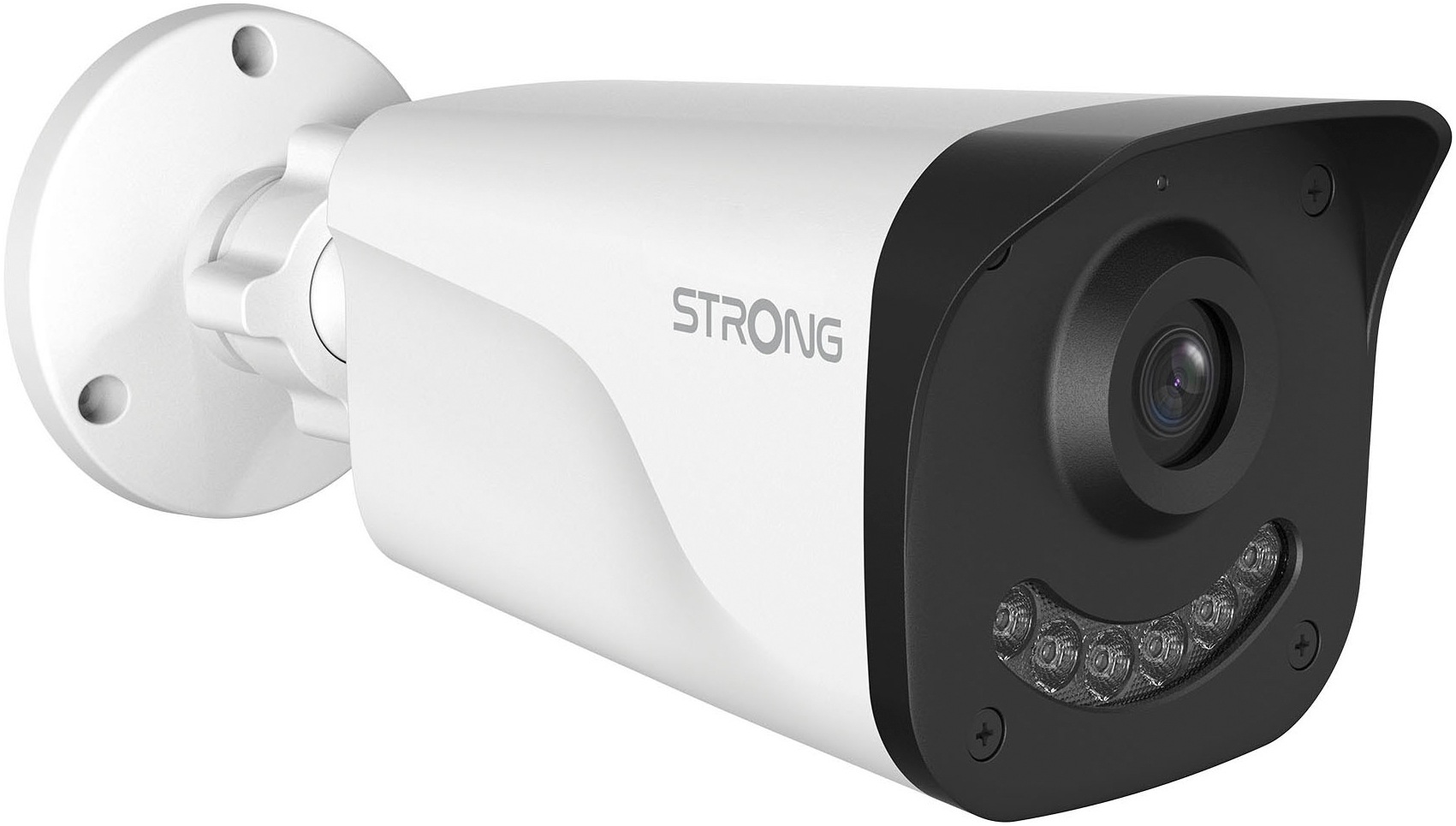 Strong Securitycam »Dual-Light PoE Außen-Überwachungskamera IP67«, 5-MP-Auflösung, Fahrzeugerkennung, Dual-Light Vision Farbaufnahmen